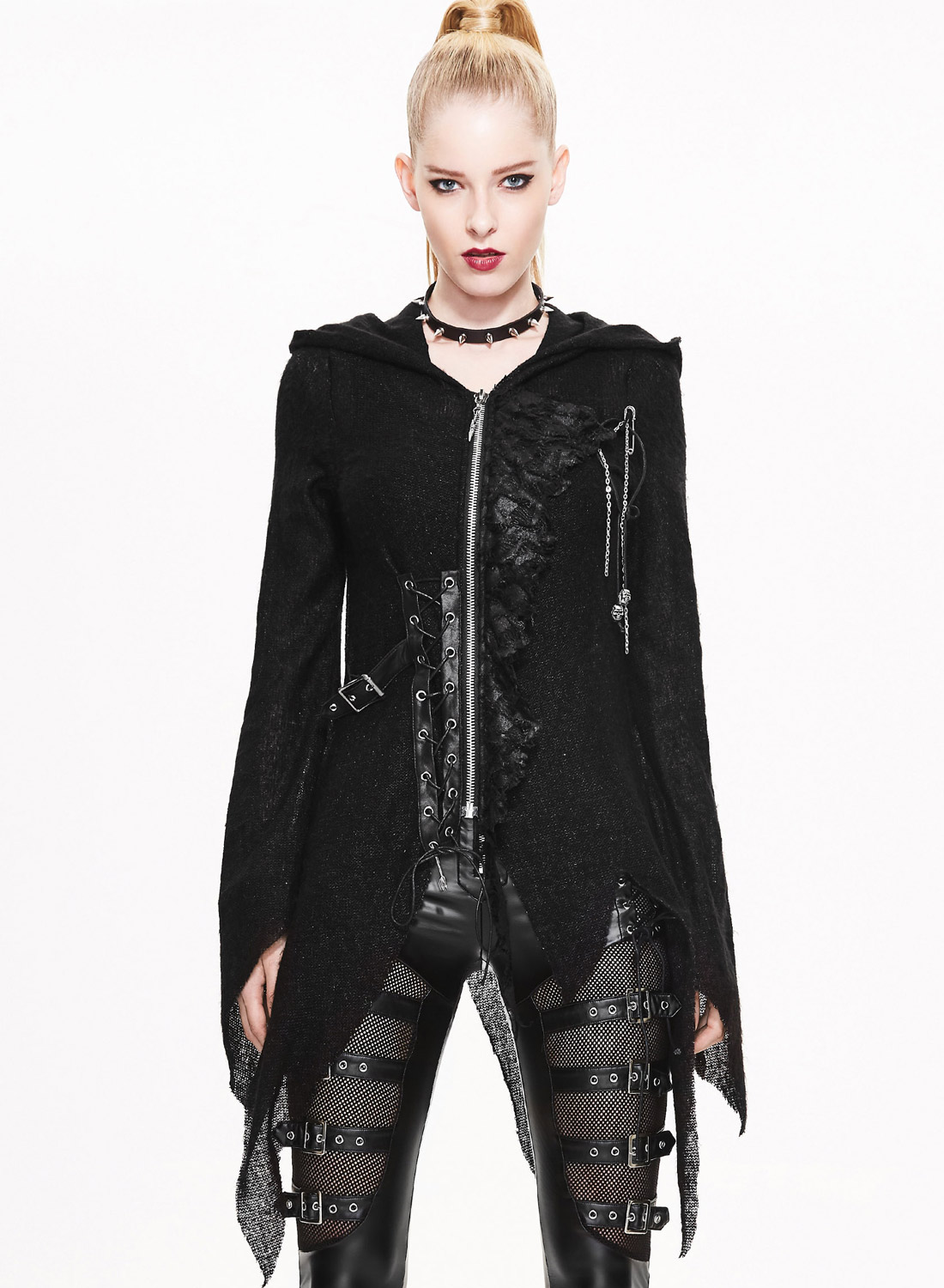 Amy Strik Hættetrøje