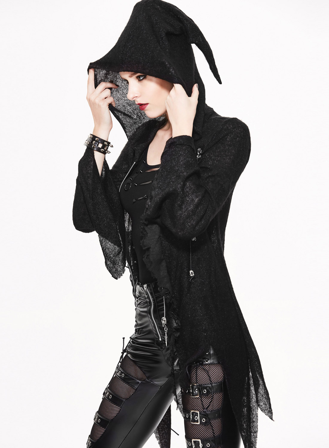 Amy Strik Hættetrøje