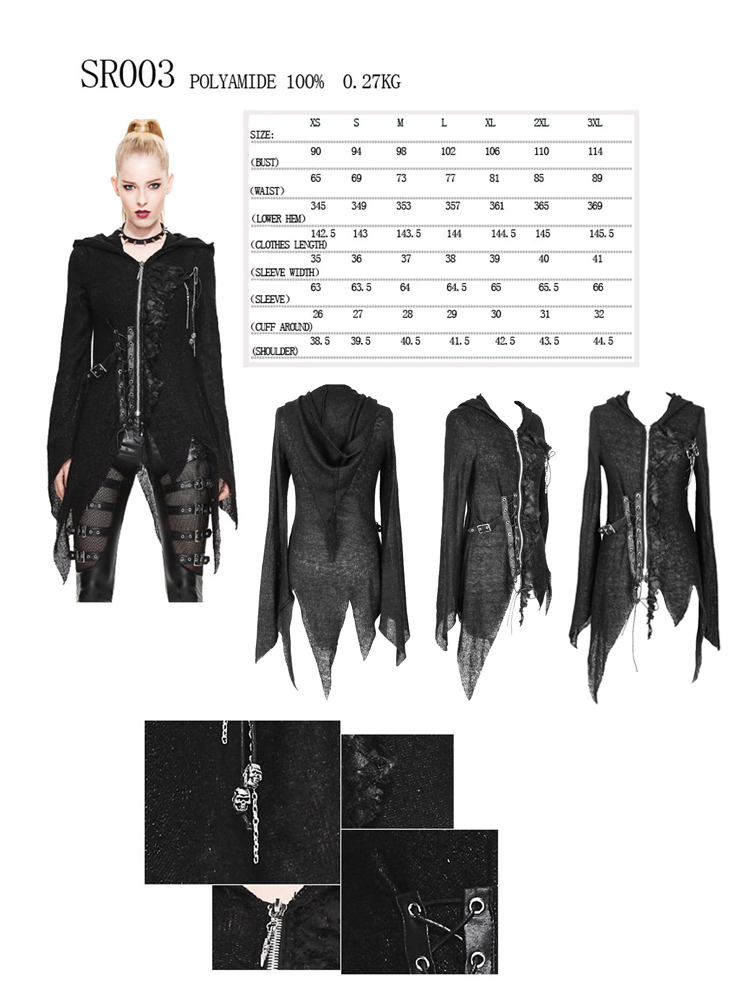 Amy Knited hoodie size