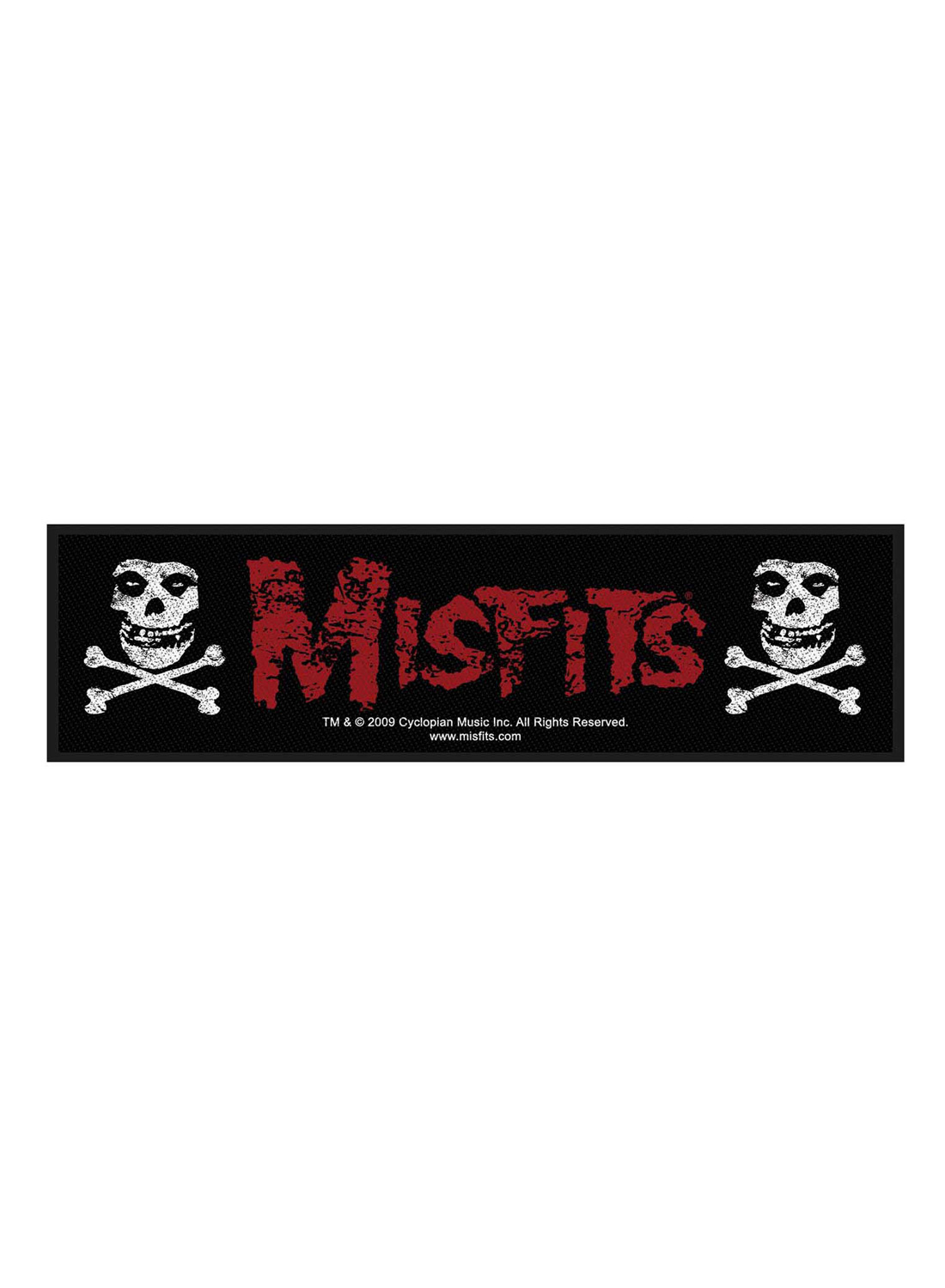 Misfits Cross Bones Langt Mærke