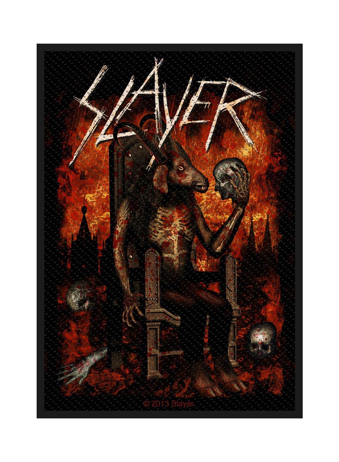 Slayer Devil på trone-mærke