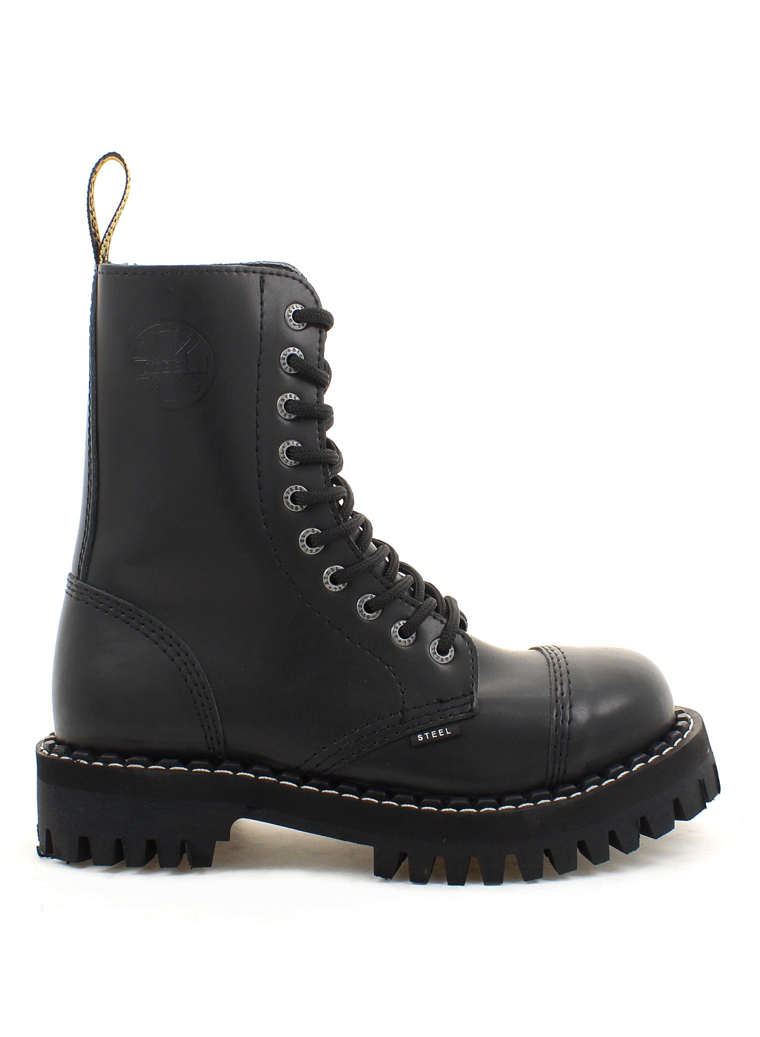 Stålstøvler med 10 huller og høj ståltå - Billede 2