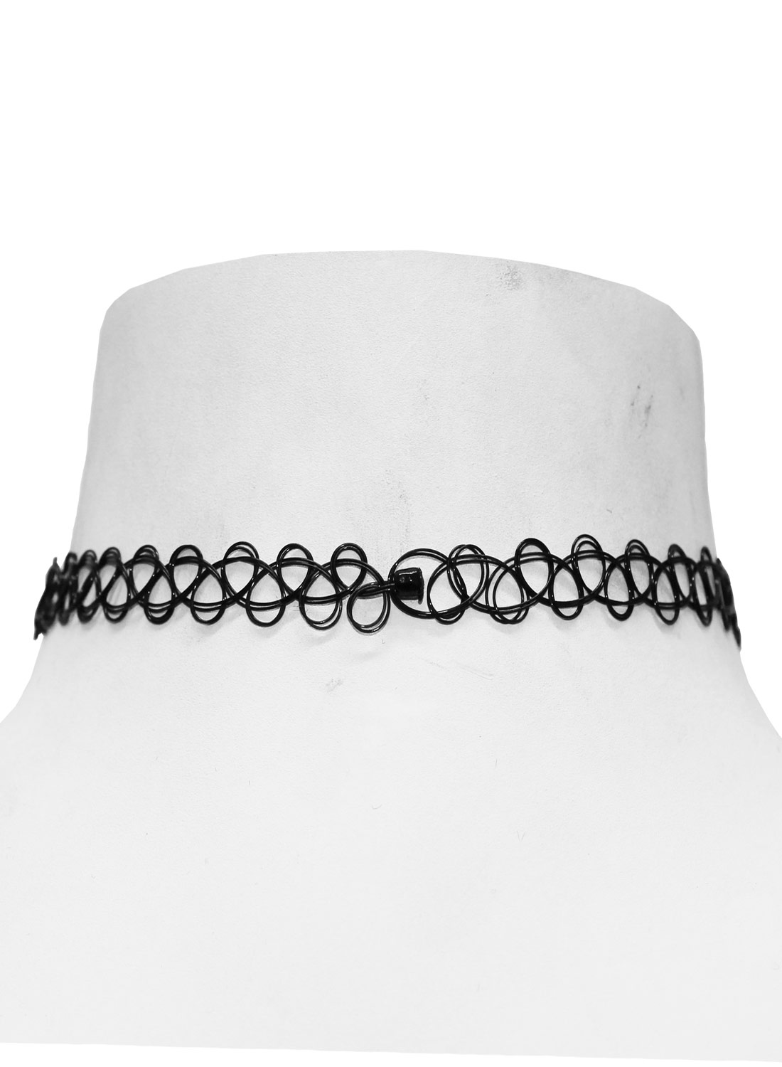 Sølv Penta Tattoo Choker - Billede 2