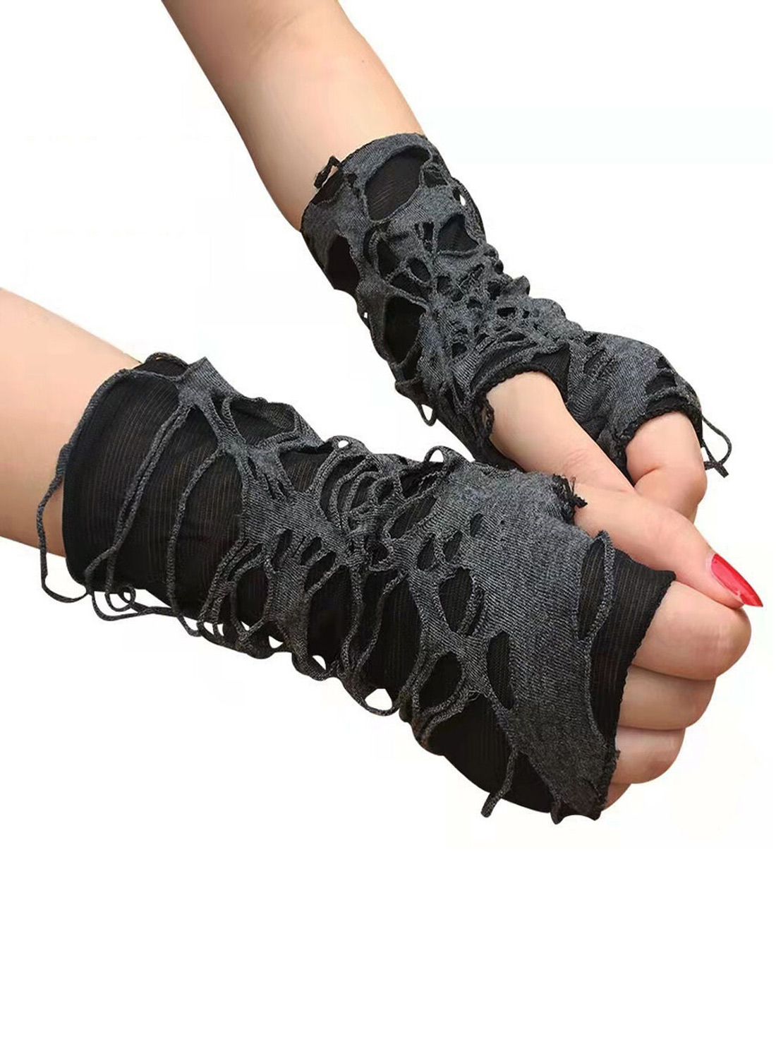 Cut Out Mash Handsker Grå