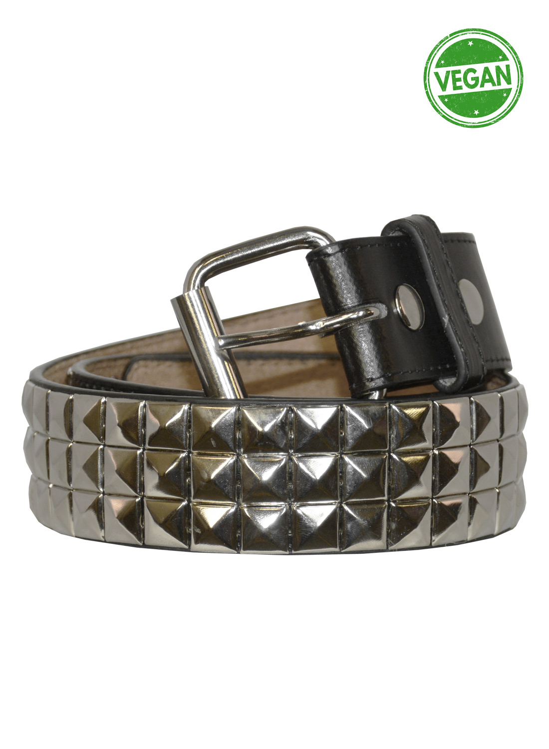 Pyramid 3-rækket vegansk bælte