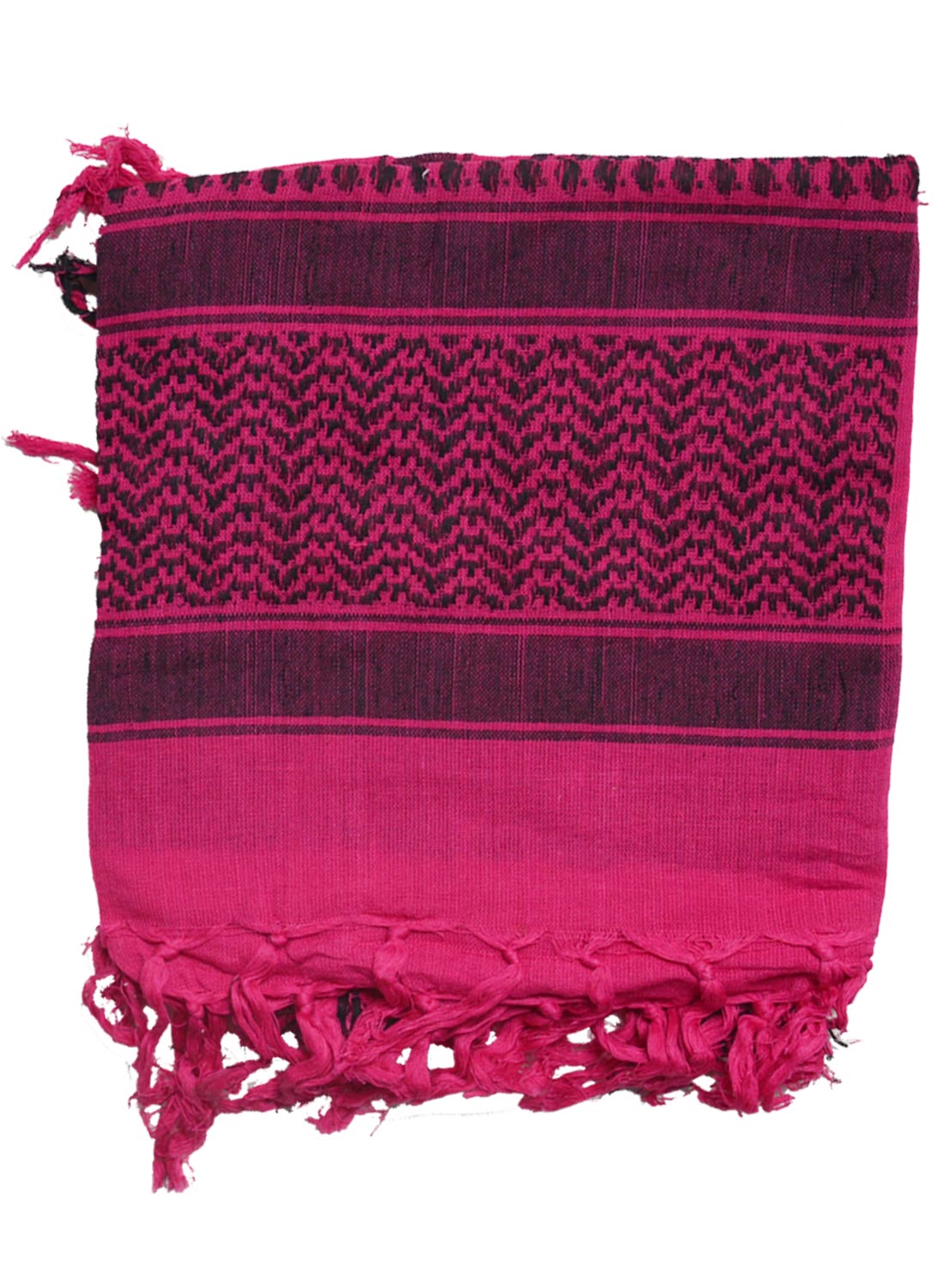 Keffiyeh Fuchsia og Sort