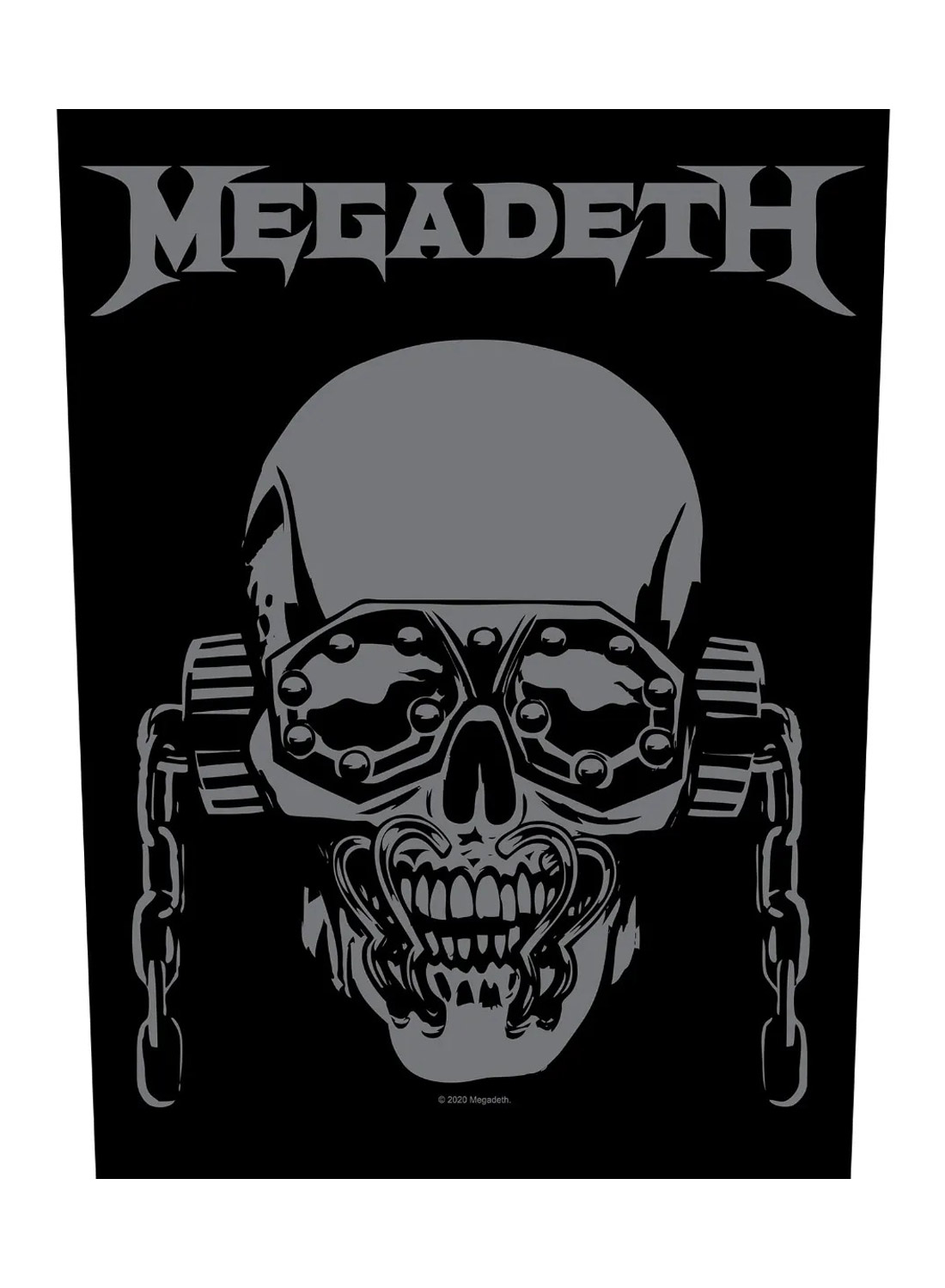 Megadeth Rattlehead rygmærke