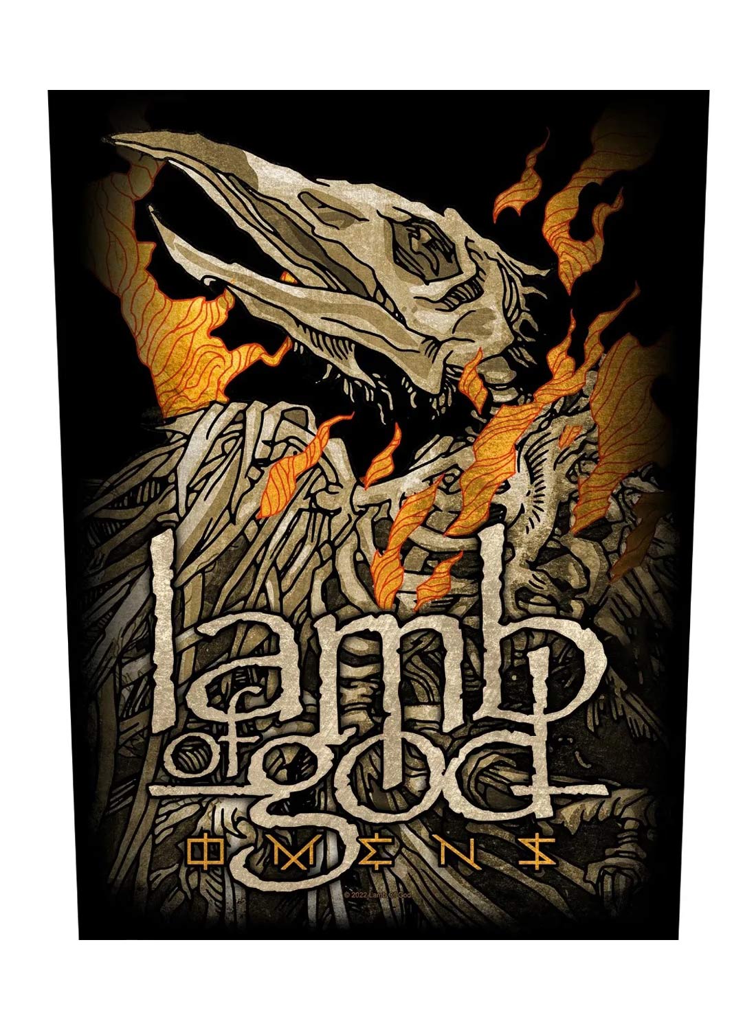 Lamb Of God Omens Rygmærke
