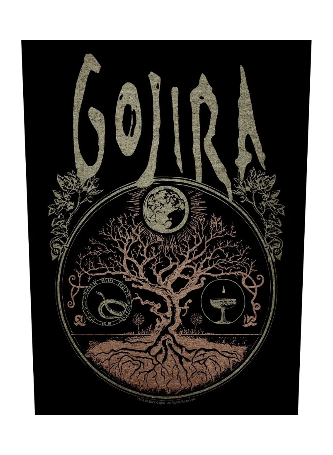 Gojira Tree Of Life Rygmærke
