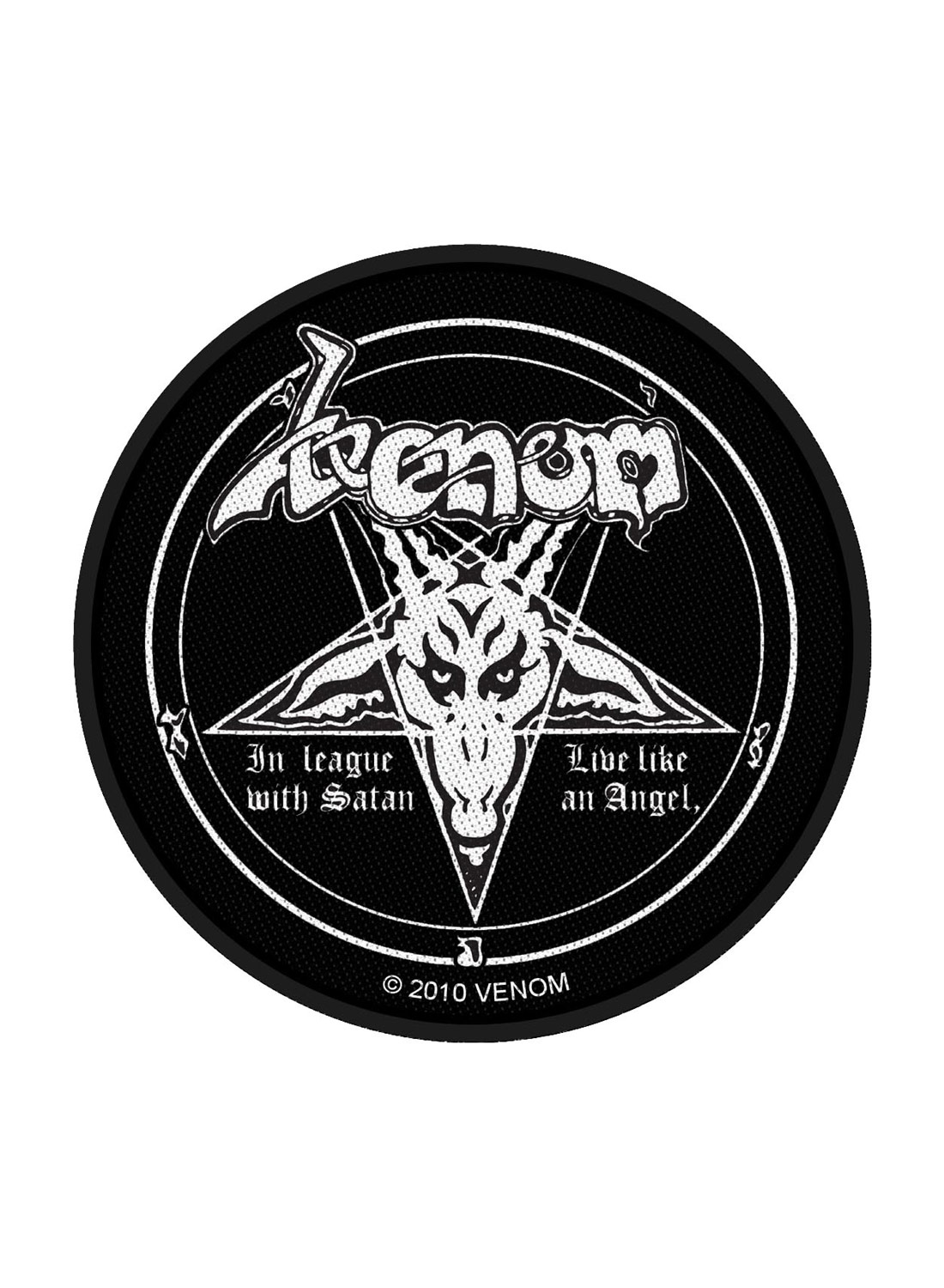 Venom i ledtog med Satan-patch