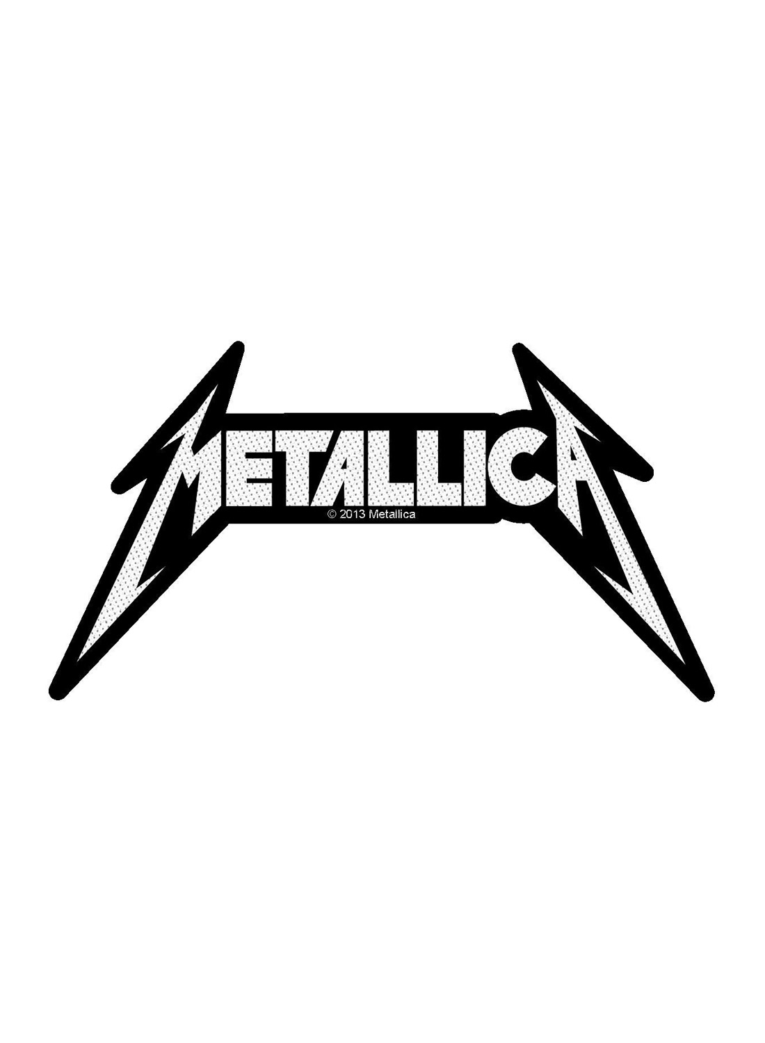 Metallica formet logo patch