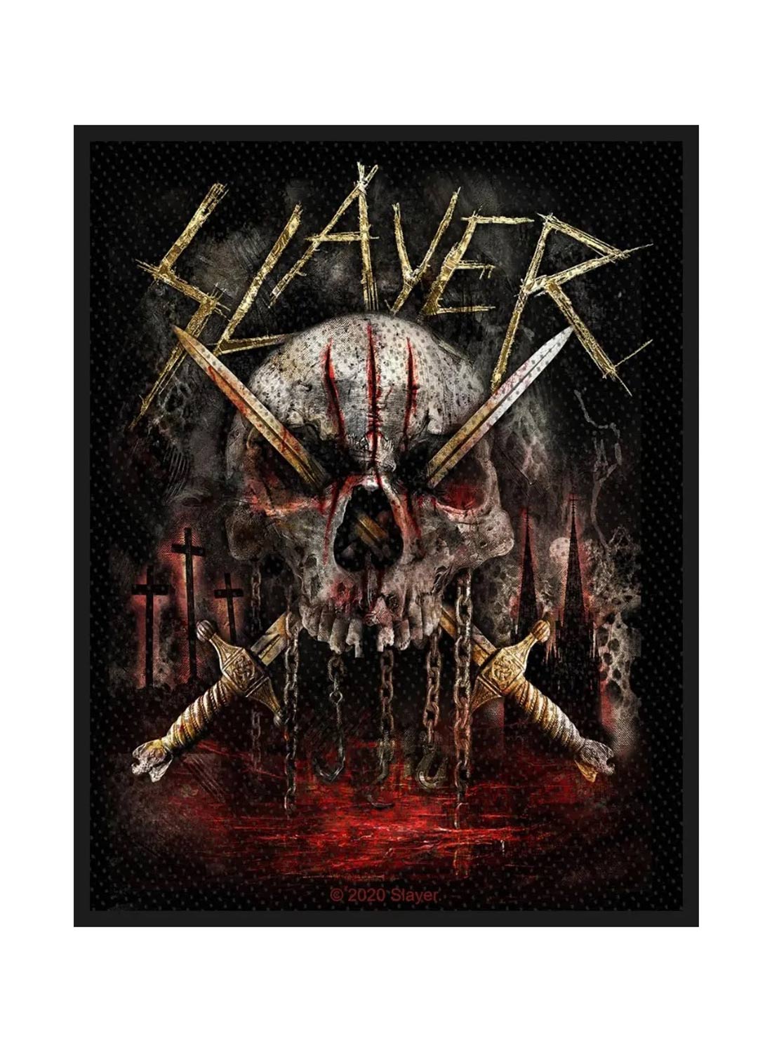 Slayer Kranie og Sværd Patch