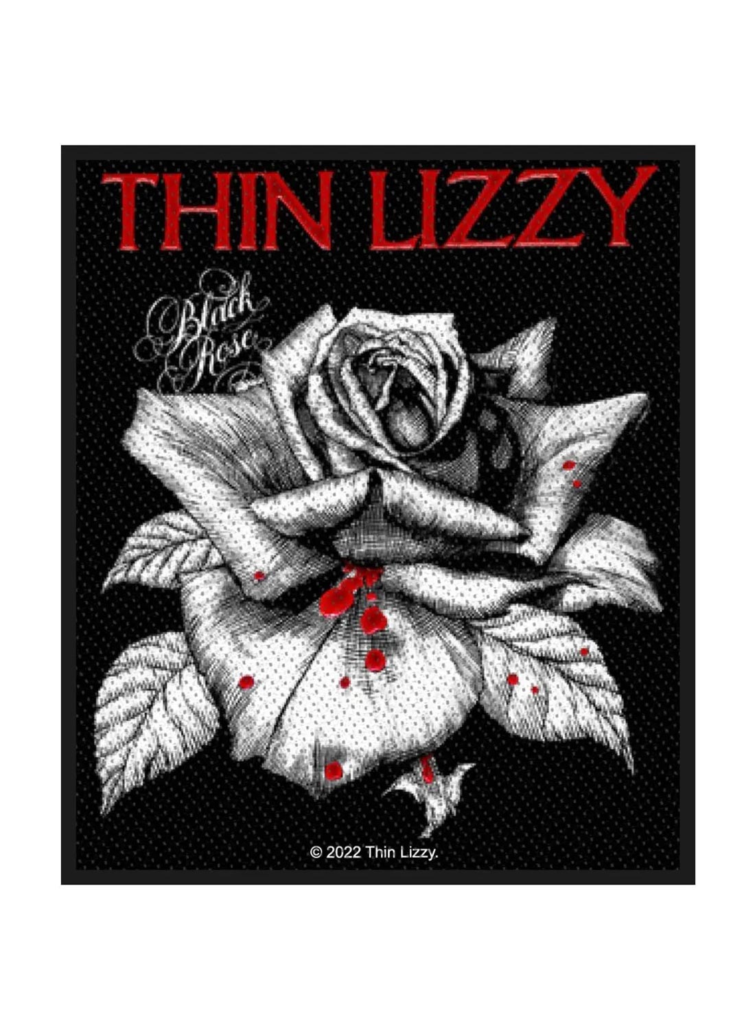 Tynd Lizzy Black Rose Patch