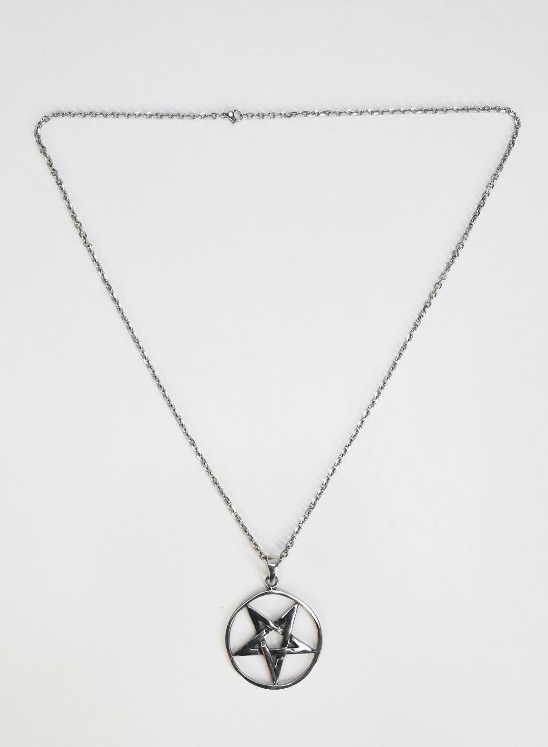 Stål Pentagram Halskæde - Billede 4