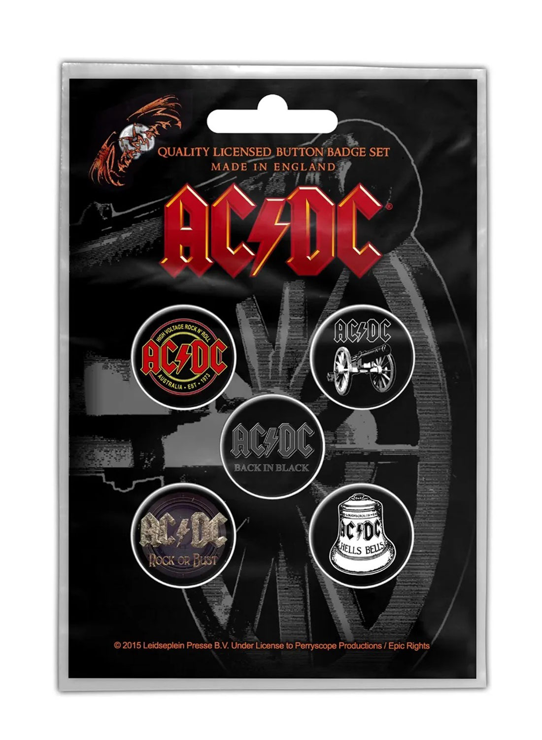 AC/DC For Those About To Rock Badge Pack