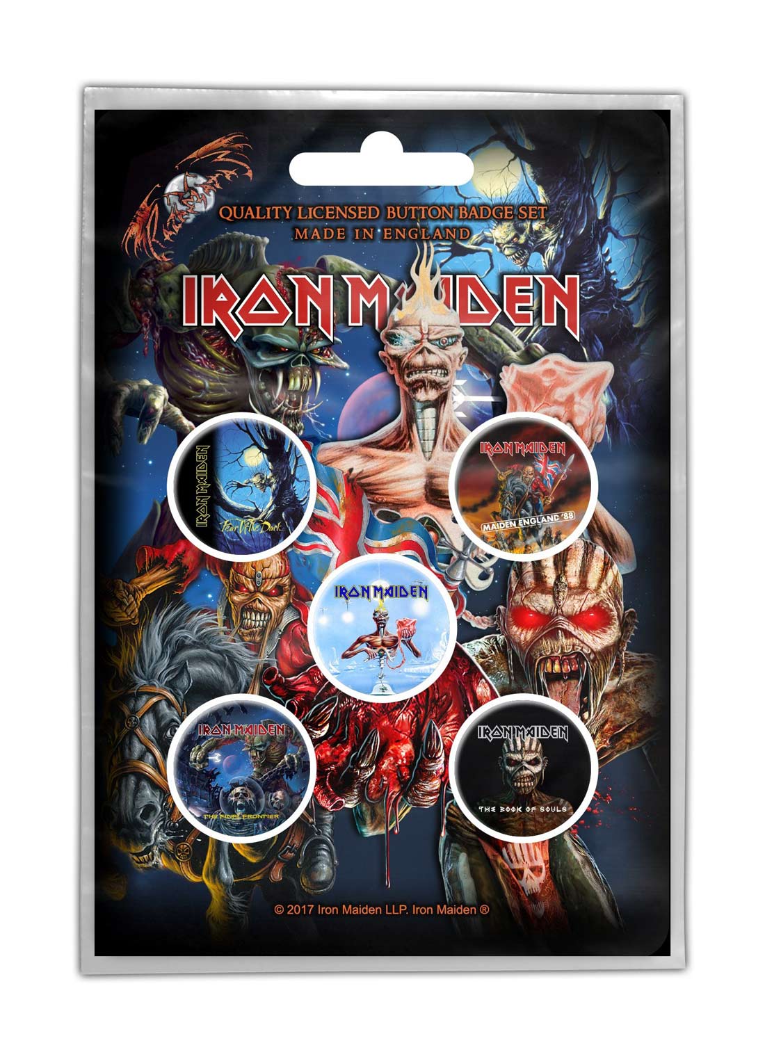 Iron Maiden Senere Albums Badge-pakke
