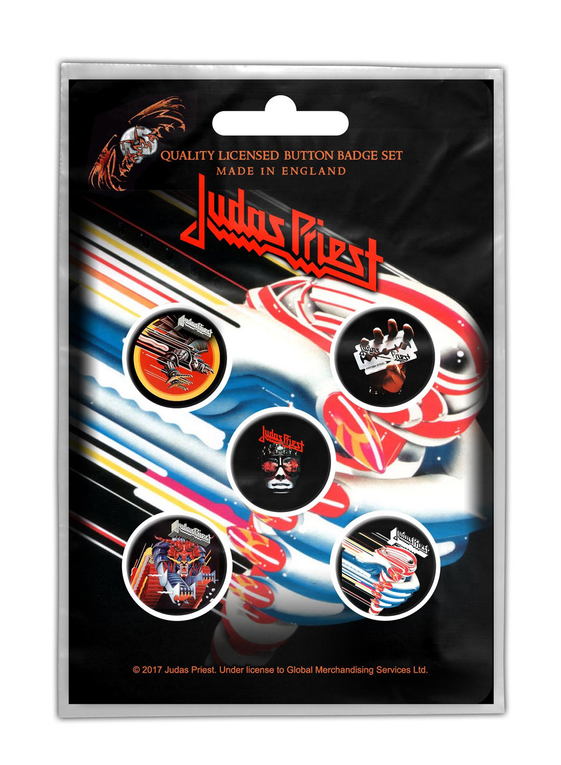 Judas Priest Turbo Badge-pakke