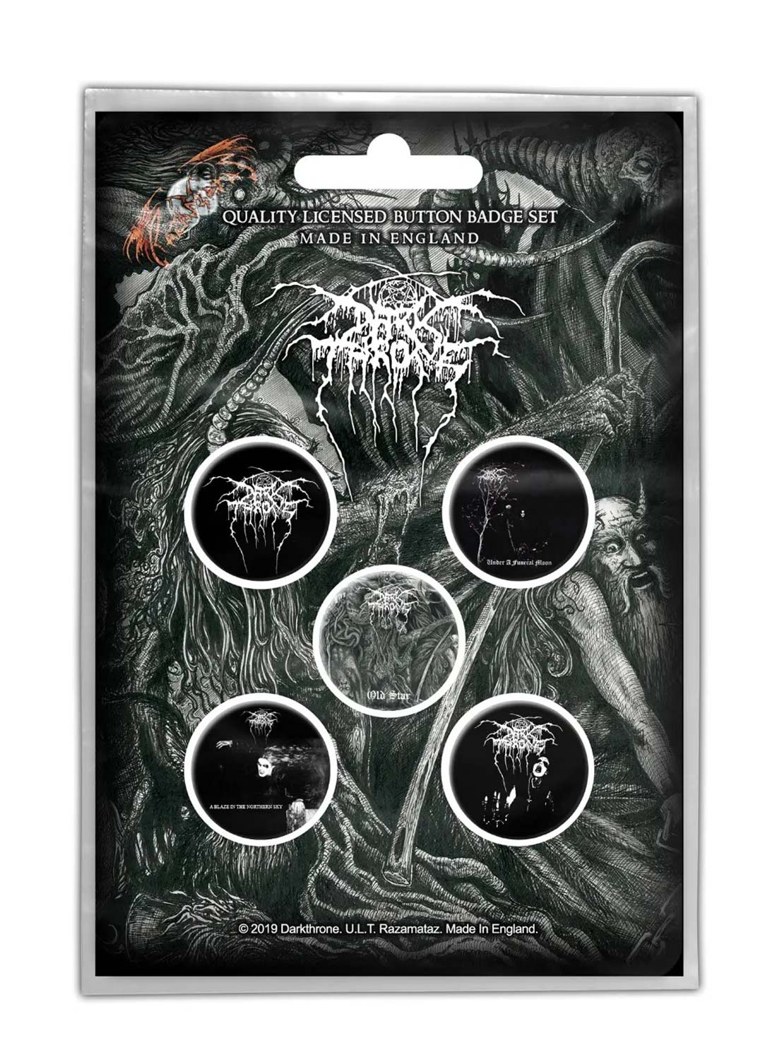 Darkthrone Old Star Badge-pakke