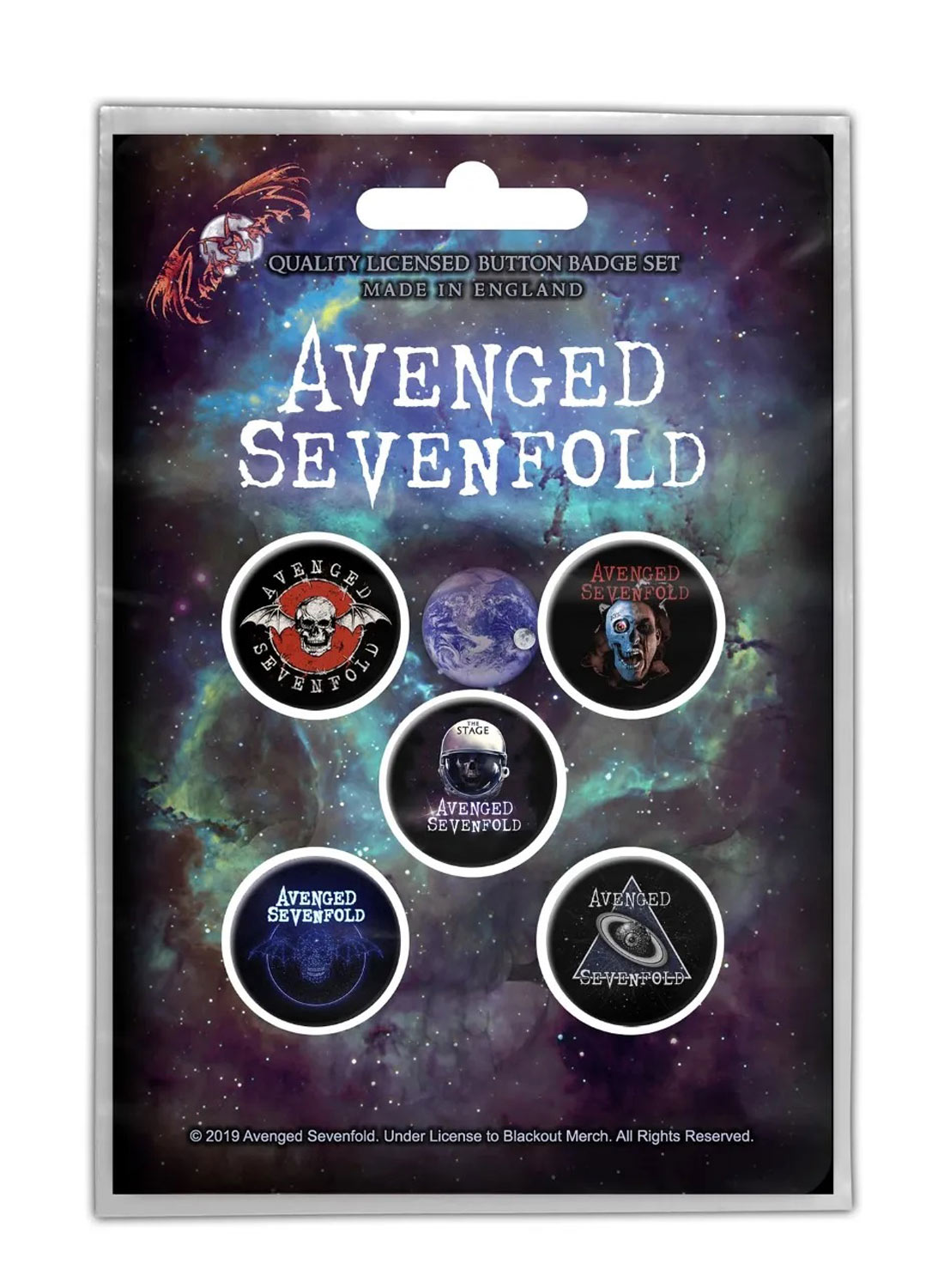 Avenged Sevenfold The Stage Badge-pakke
