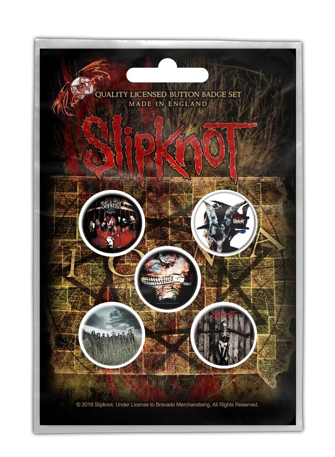 Slipknot Albums Badge-pakke