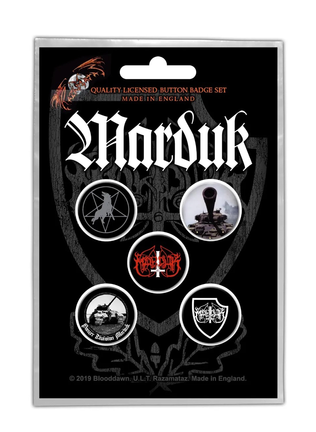 Marduk-knap Panzerdivisions badgepakke