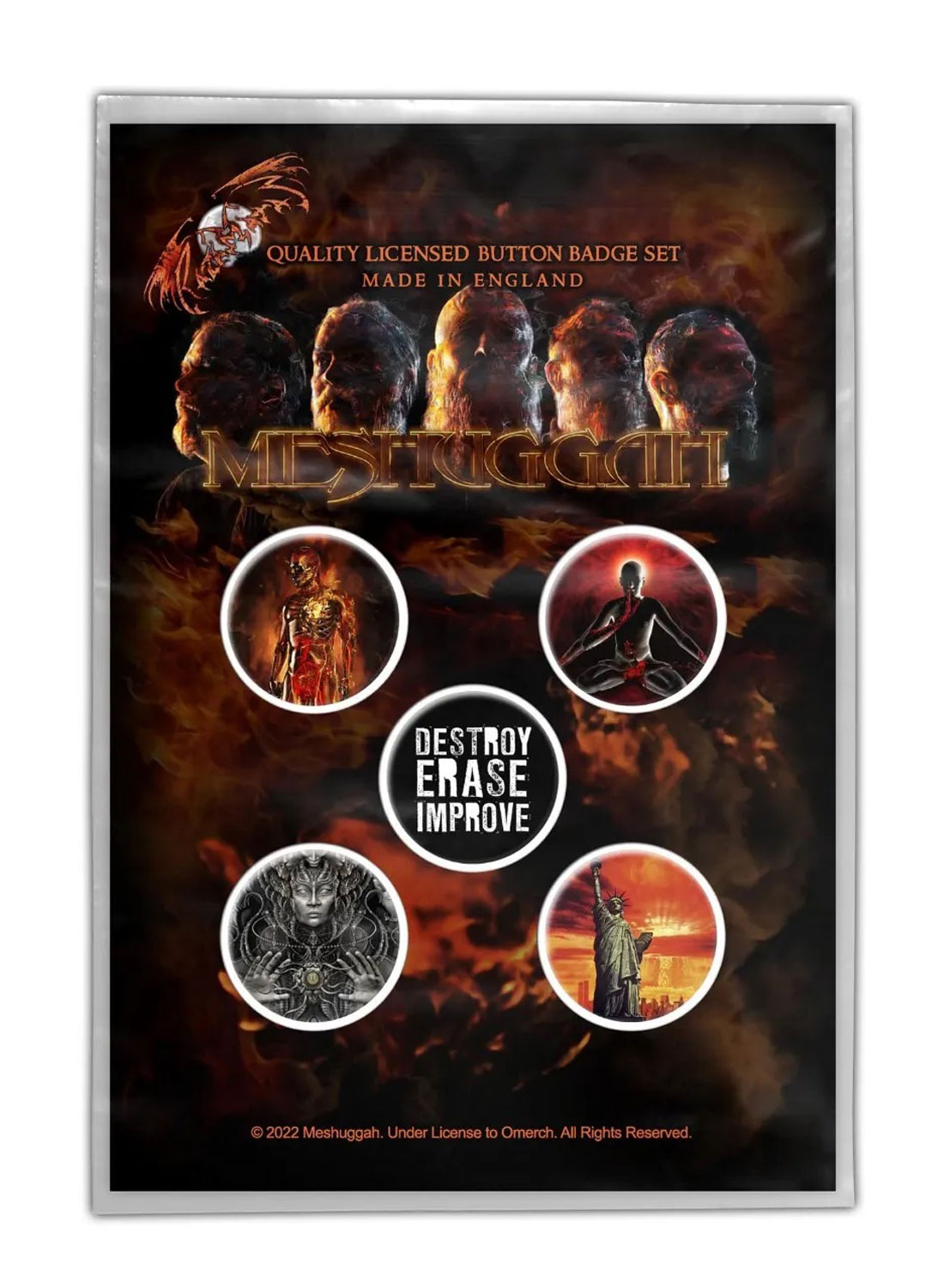 Meshuggah Uforanderlig Badge-pakke