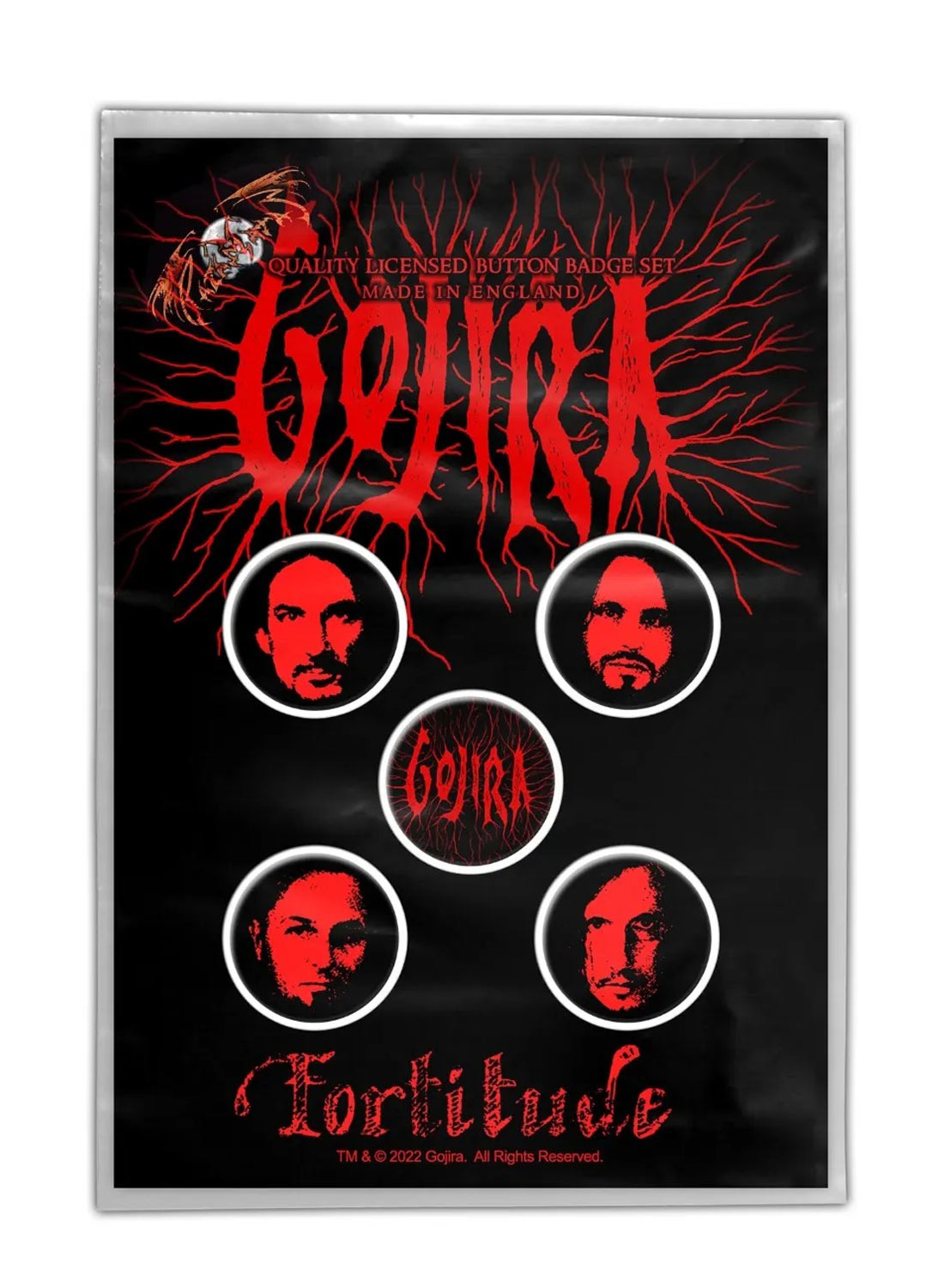 Gojira Fortitude Badge-pakke