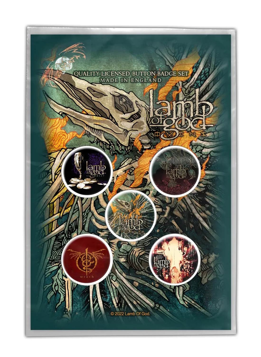 Lamb Of God Omens Badge-pakke