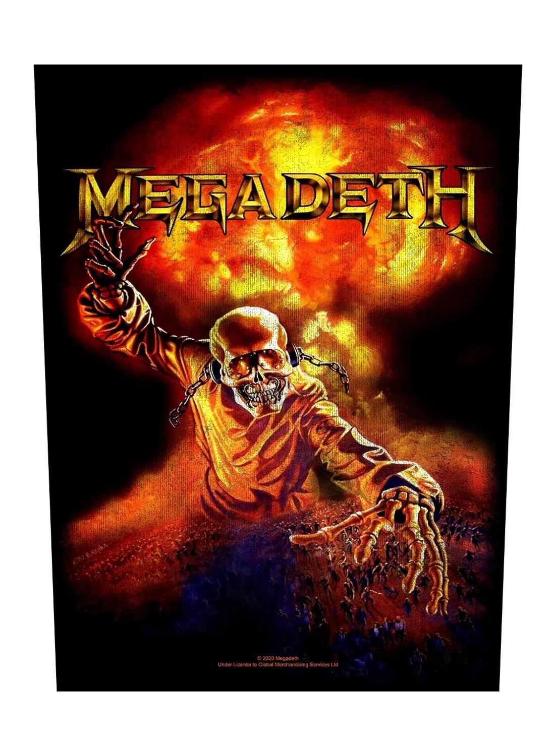 Megadeth Nuclear Rygmærke