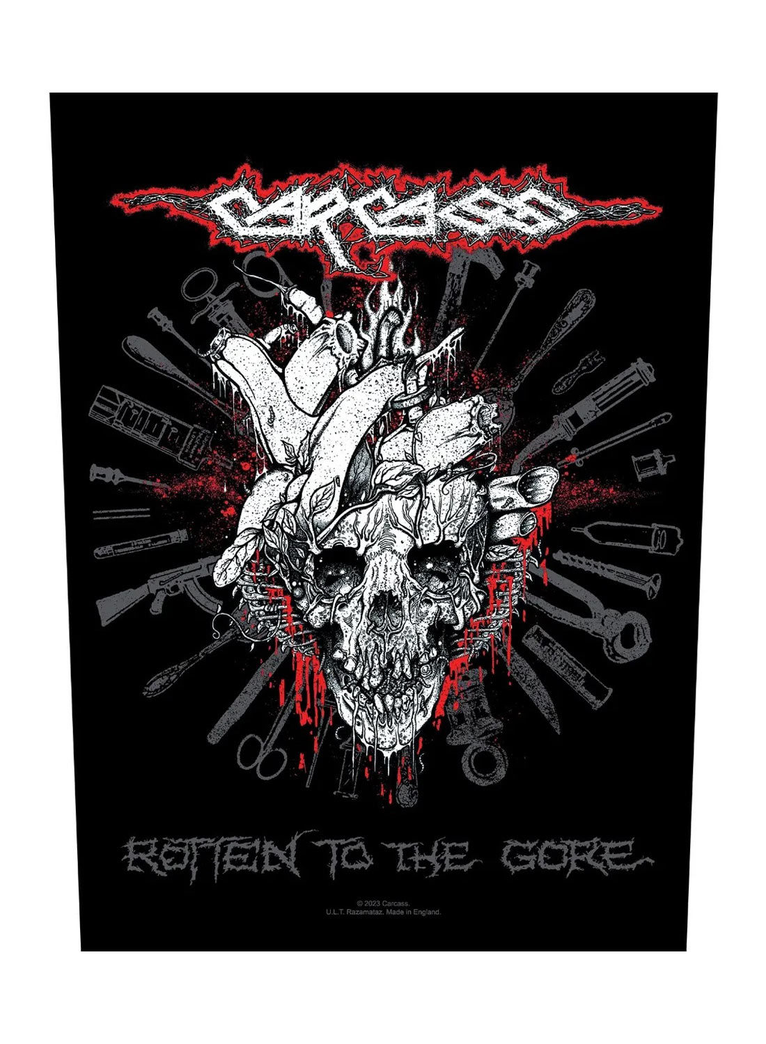 Carcass Rotten To The Gore Bagsidelapp