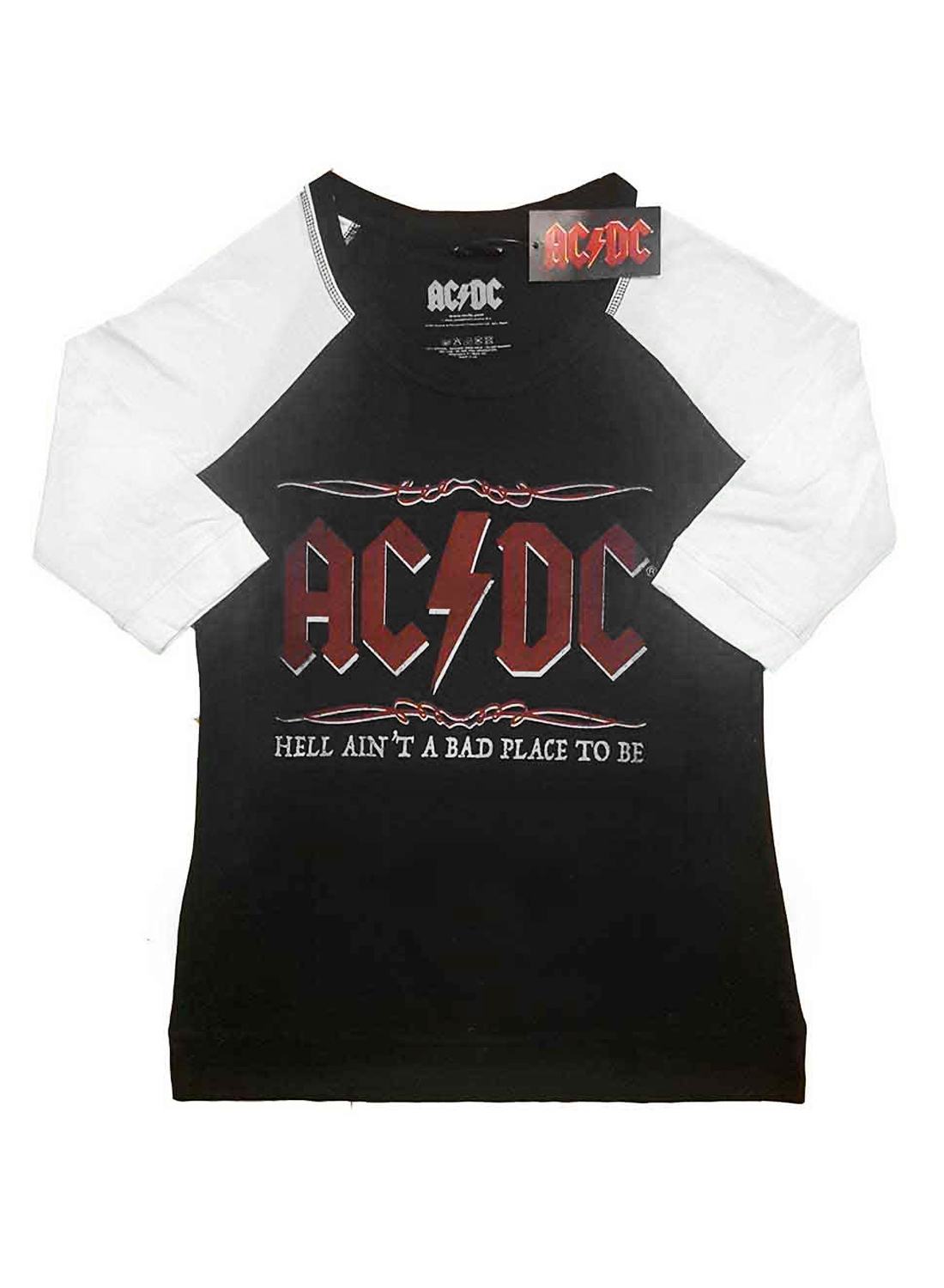 AC/DC Hell Ain't A Bad Place Dame Raglan T-shirt