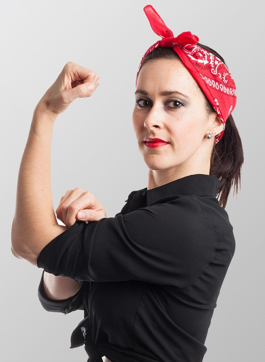 Paisley Bandana Rød