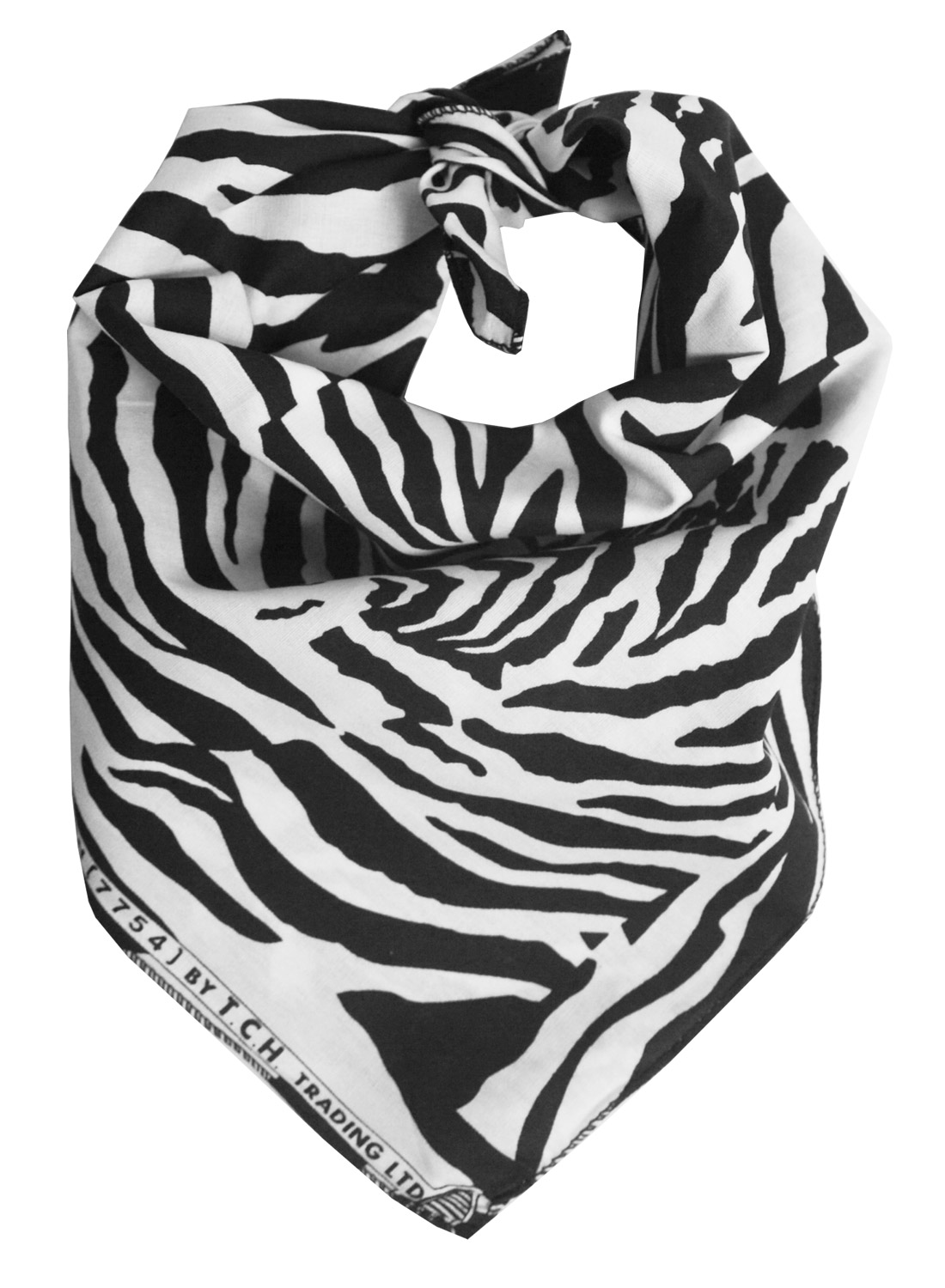 Zebra Bandana Hvid