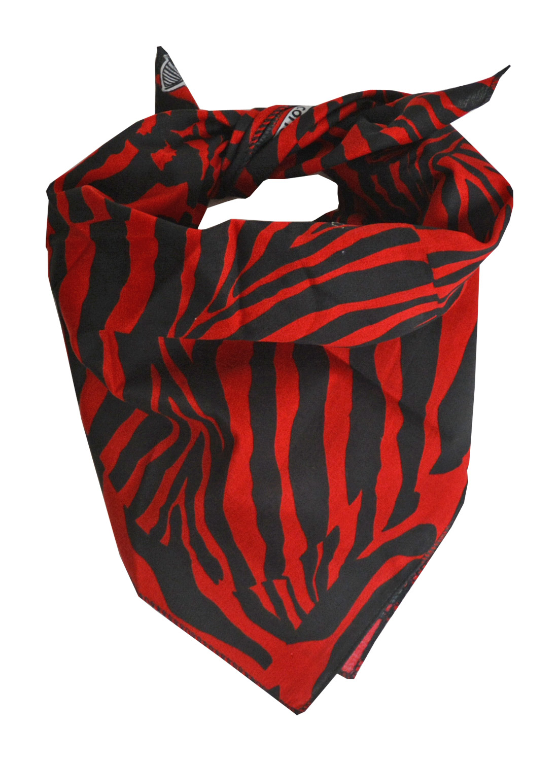 Zebra Bandana Rød