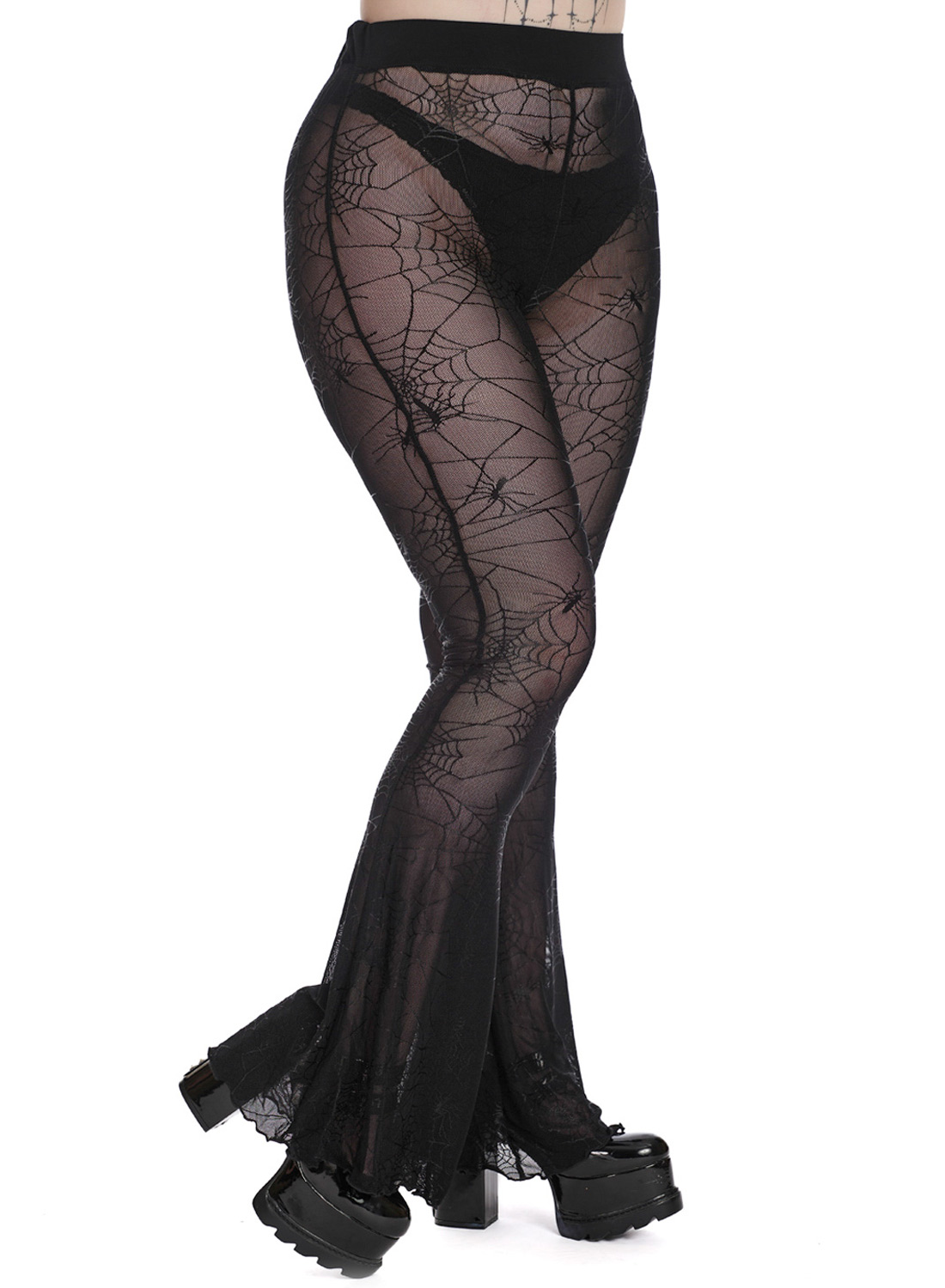 Noir Nirvana Flare Bukser