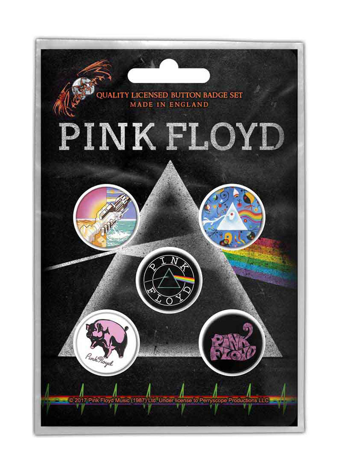 Pink Floyd Prism Badge-pakke
