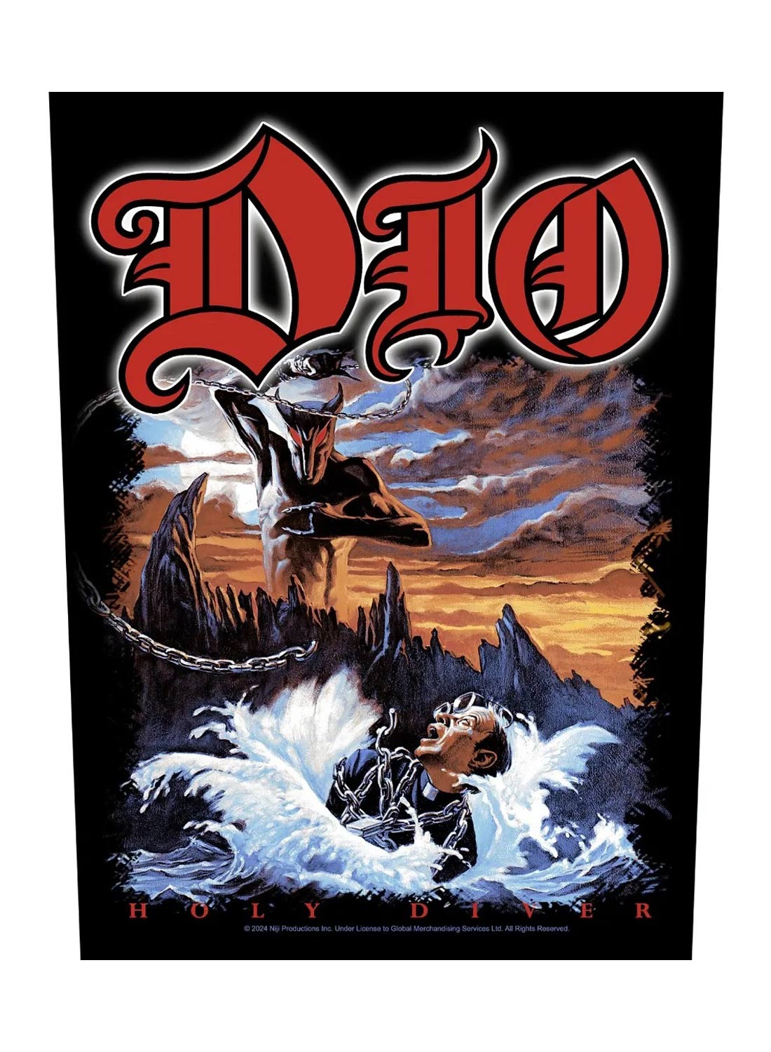 Dio Holy Diver rygmærke