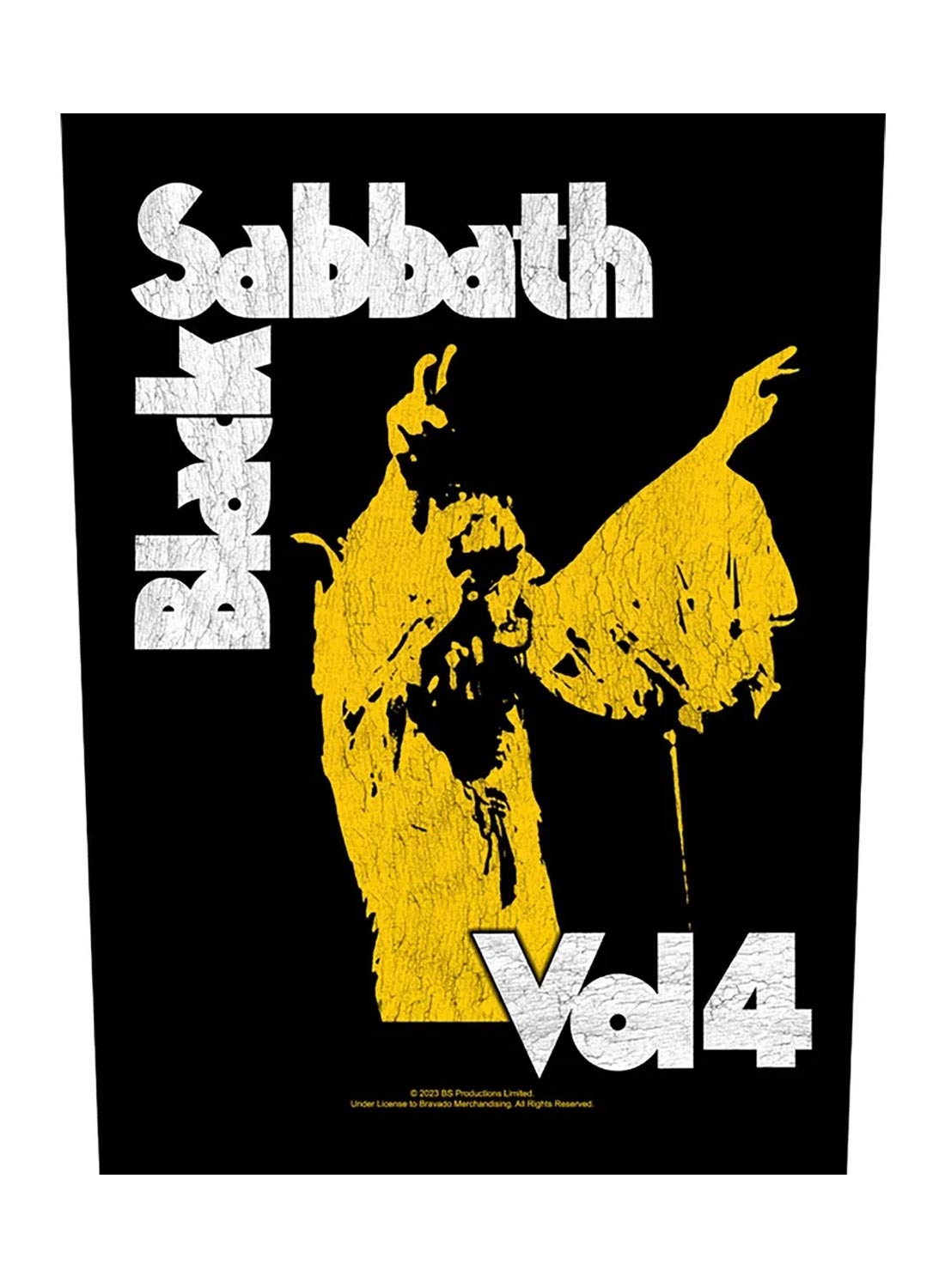 Black Sabbath bind 4 rygmærke