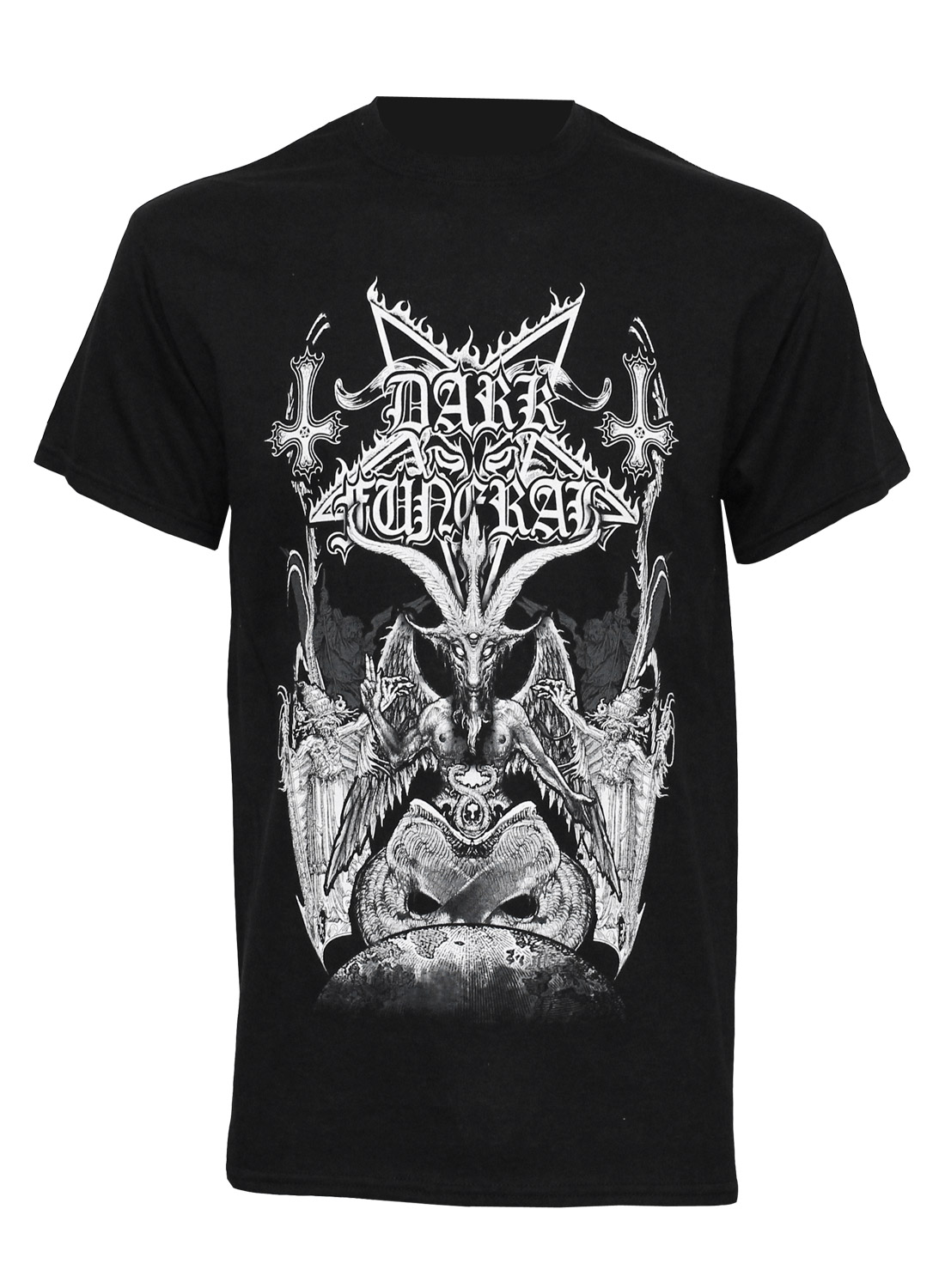 Mørk begravelses-Baphomet-T-shirt
