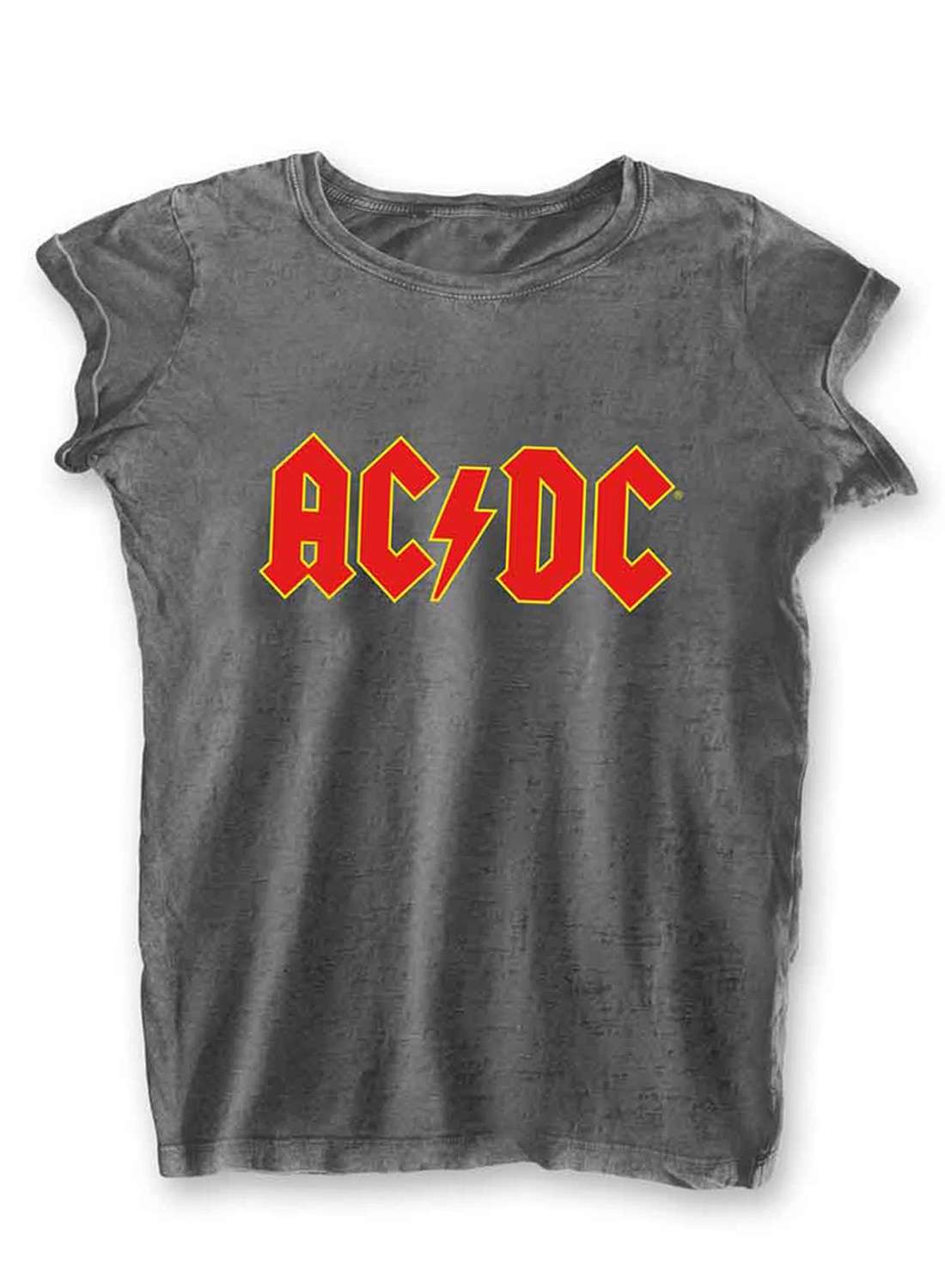 AC/DC Logo Vintage Girly Top