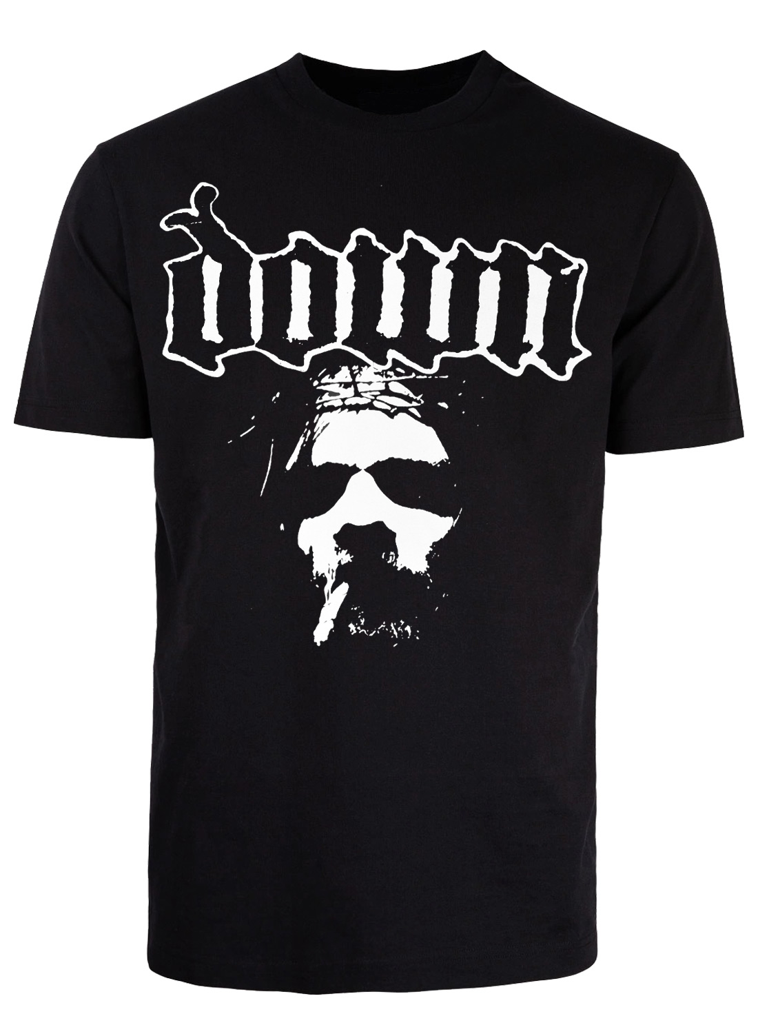 T-shirt med nedadgående ansigt