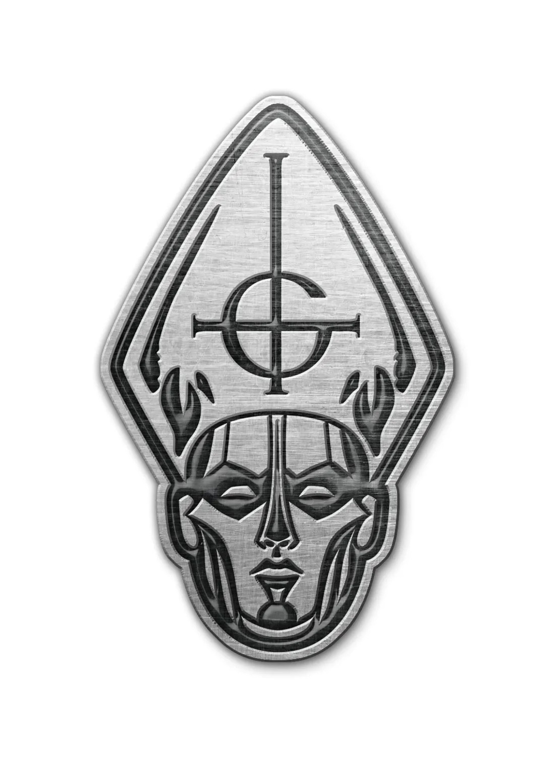 Spøgelsespapa hoved metal nål badge