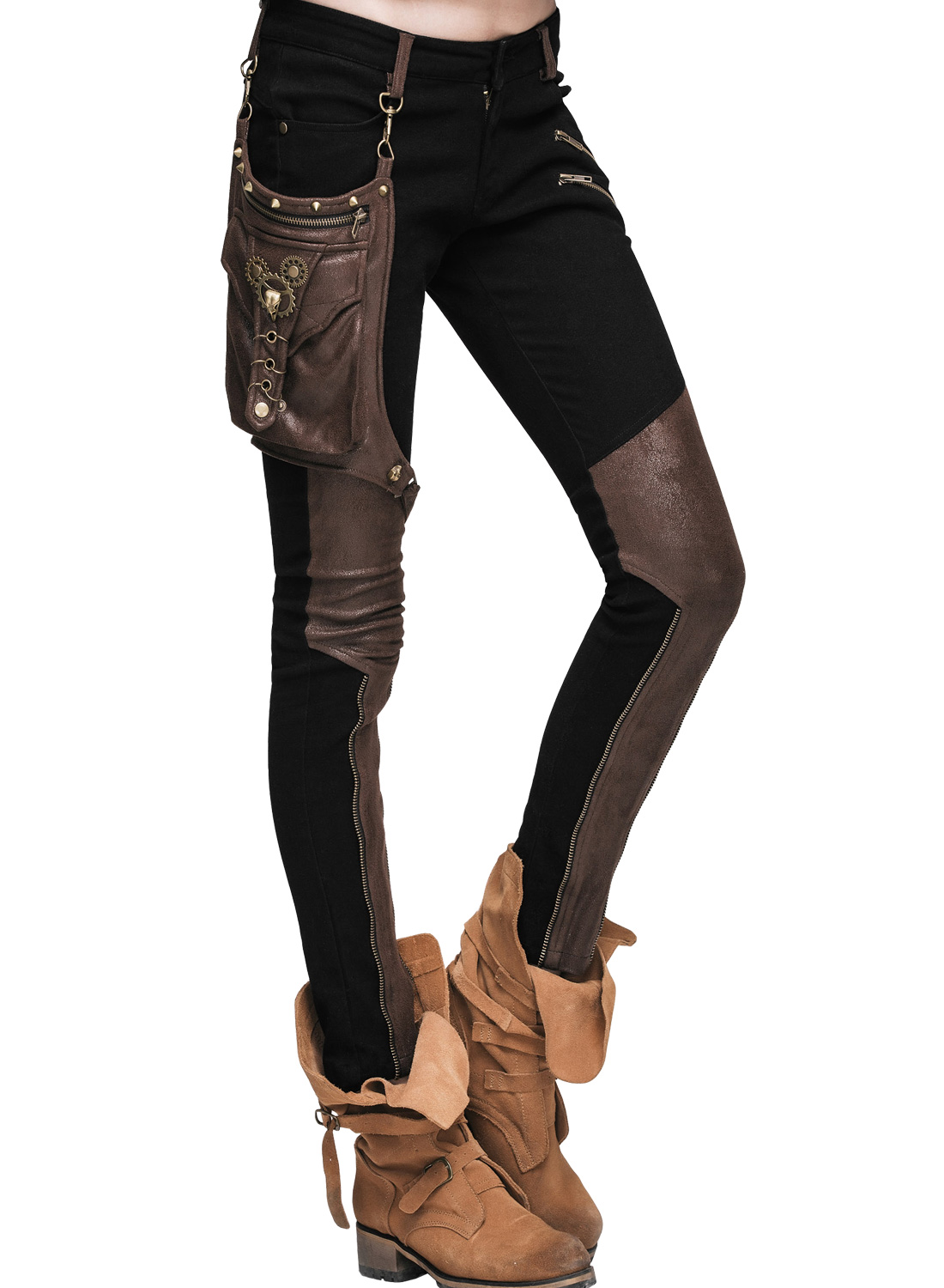 Steampunk Præstinde Bukser