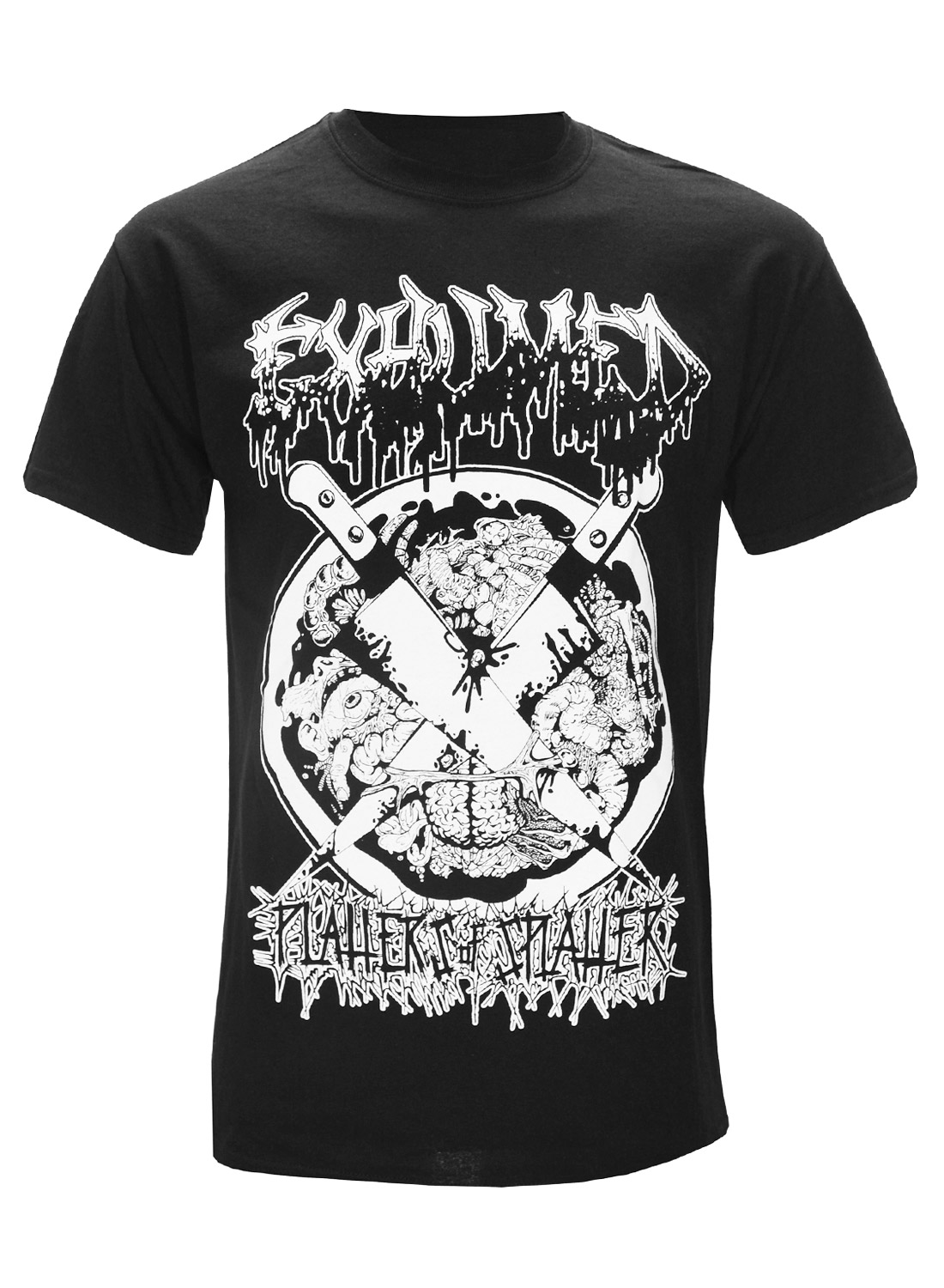 Opgravede platters of splatter T-shirt