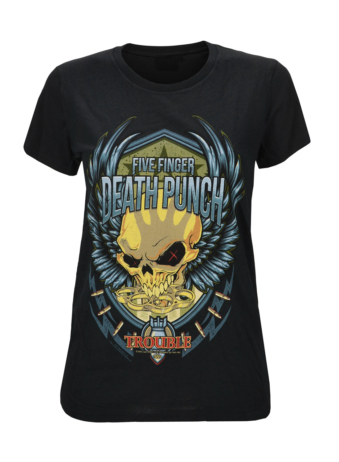 Five Finger Death Punch Trouble Girly Top