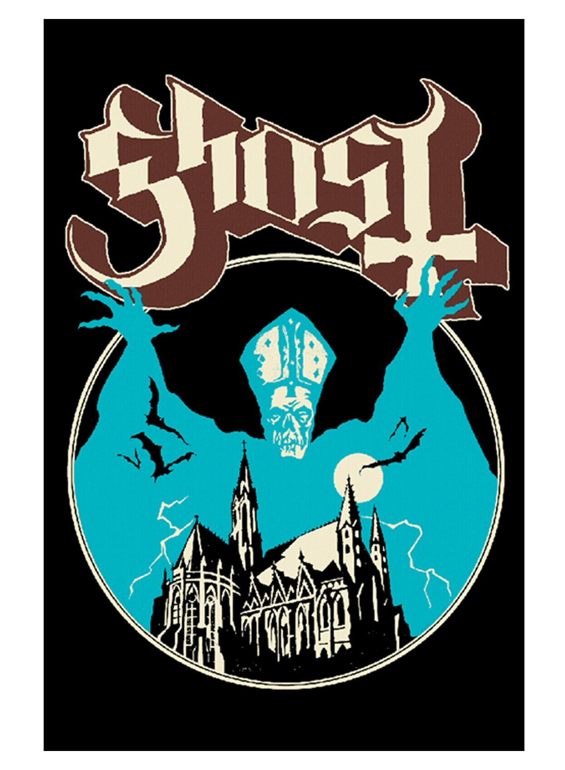Ghost Opus Tekstilplakat