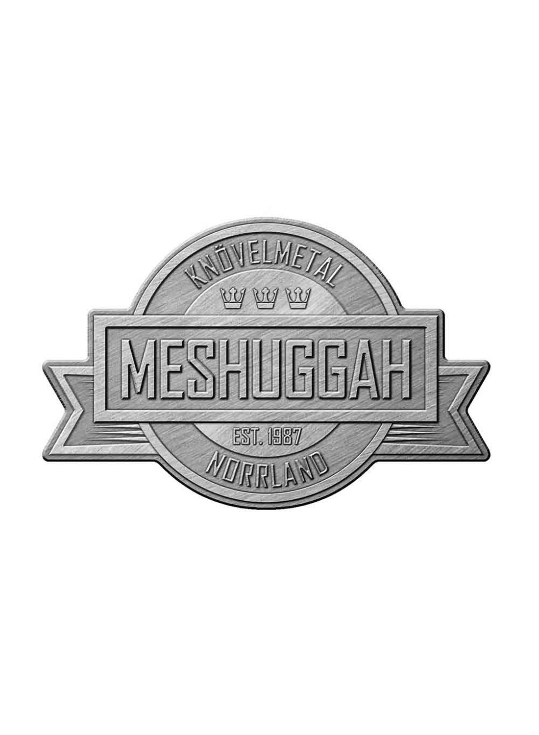 Meshuggah Crest Metal Pin Badge