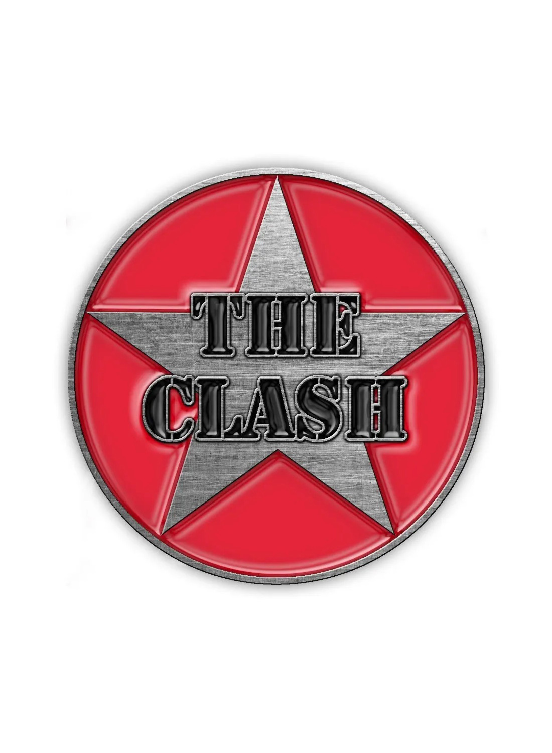Clash Metal Pin Badge