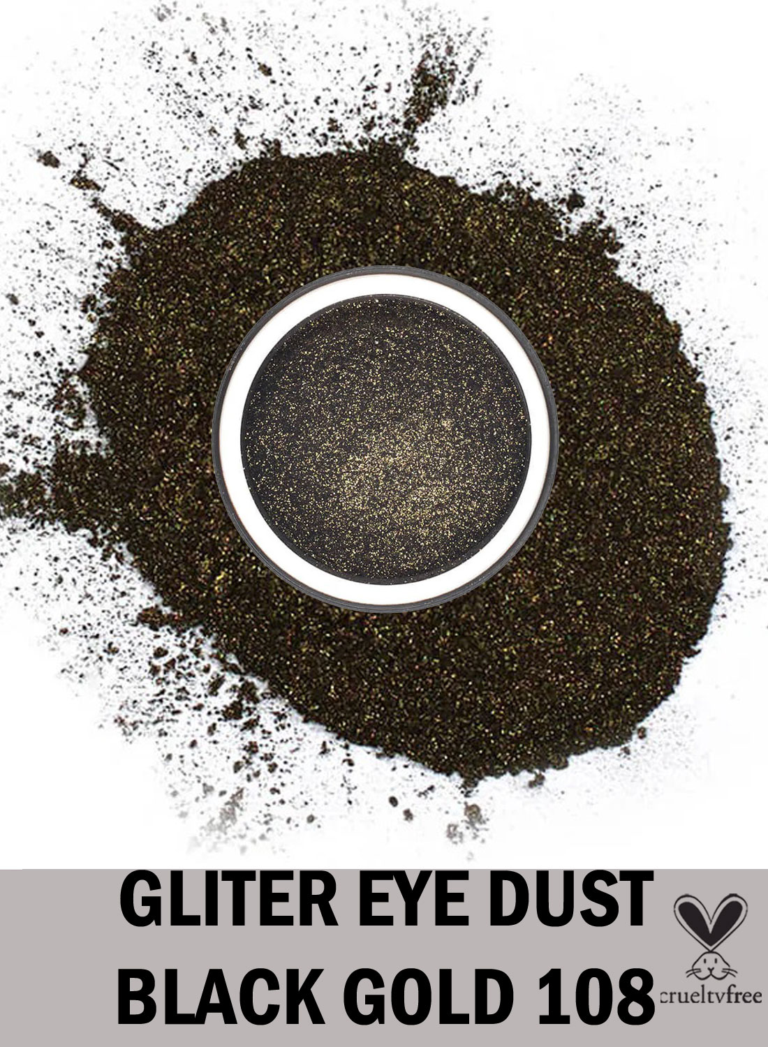 Stargazer Glitter Eye Dust Sort Guld