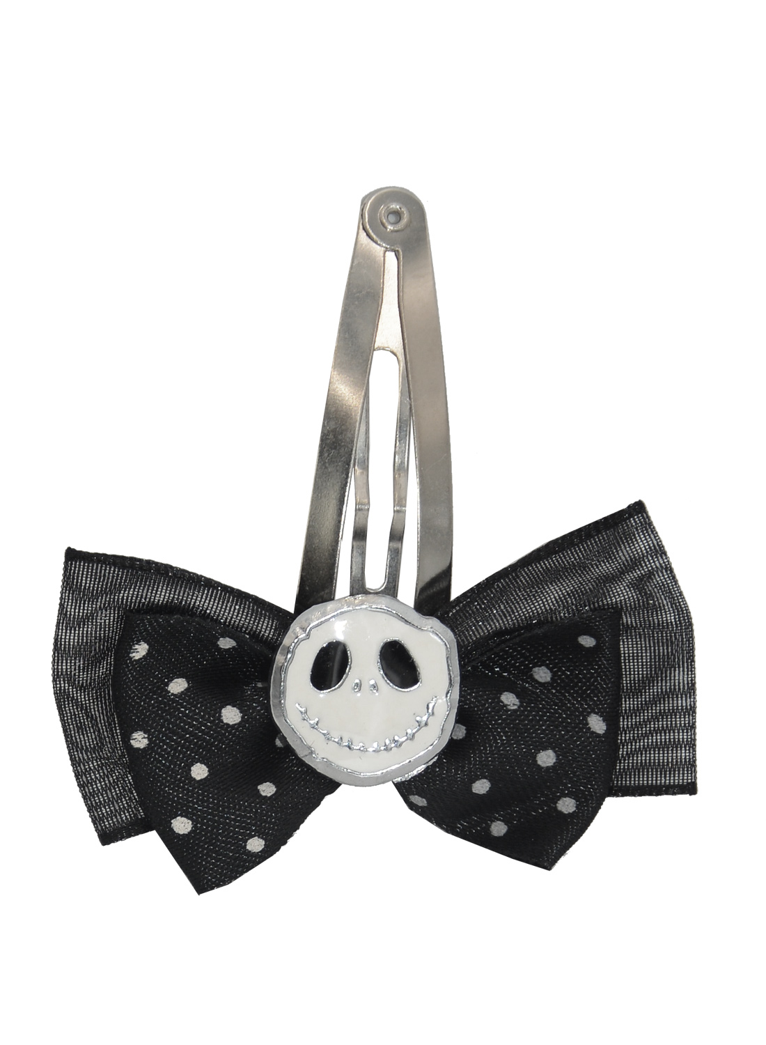 Hårspænde til skeletansigt